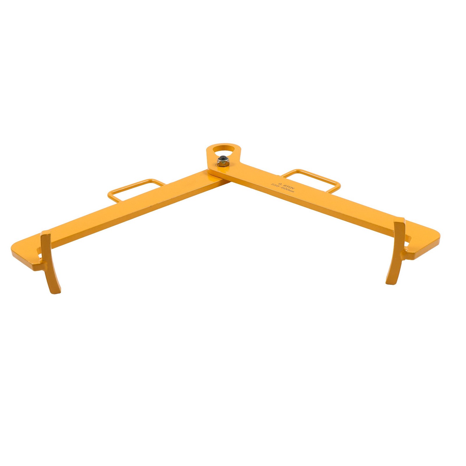 Vertical Drum Clamp 55 gallons 0.6t 550-600mm diameter Steel Yellow