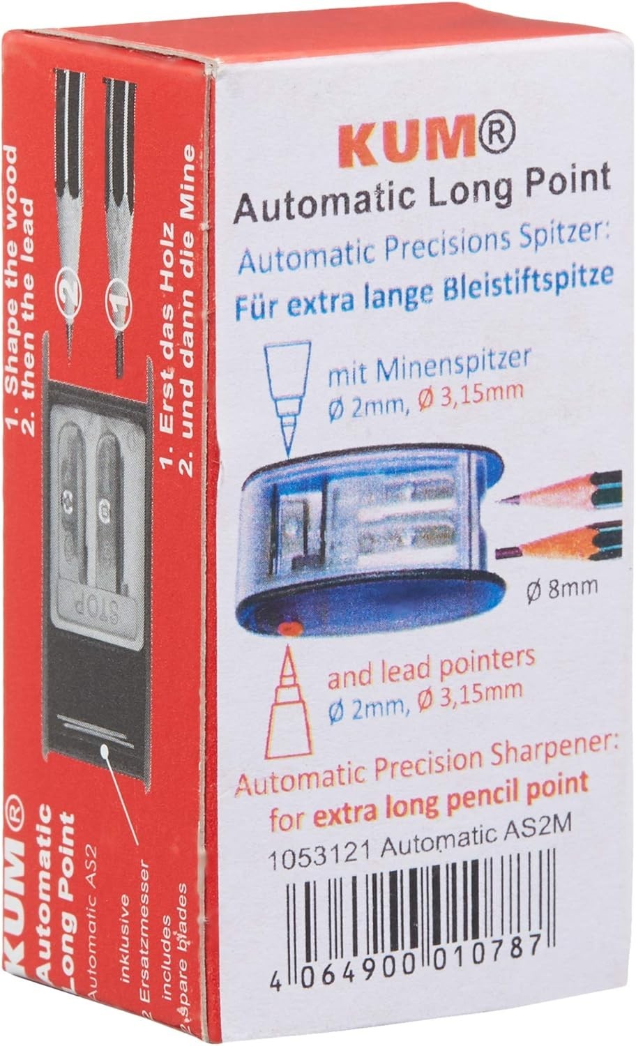 High-Performance Long Point Sharpener – Hand-Powered with 2mm & 3.2mm Pointers
