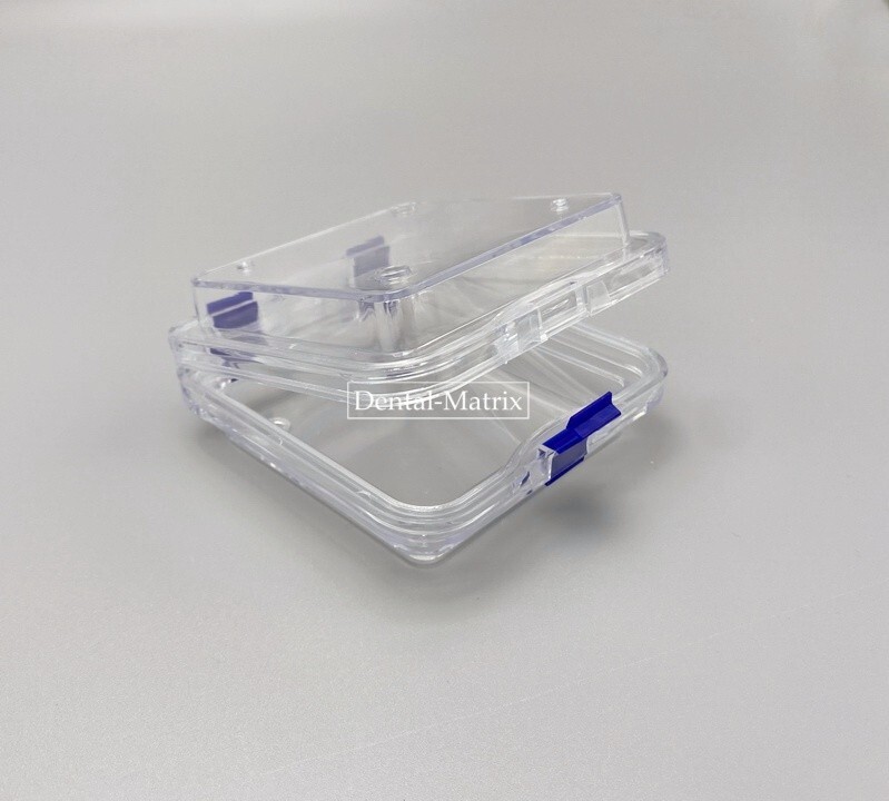 10 Pcs Denture False Teeth Membrane Case Container Hinged Display Box Jewelry