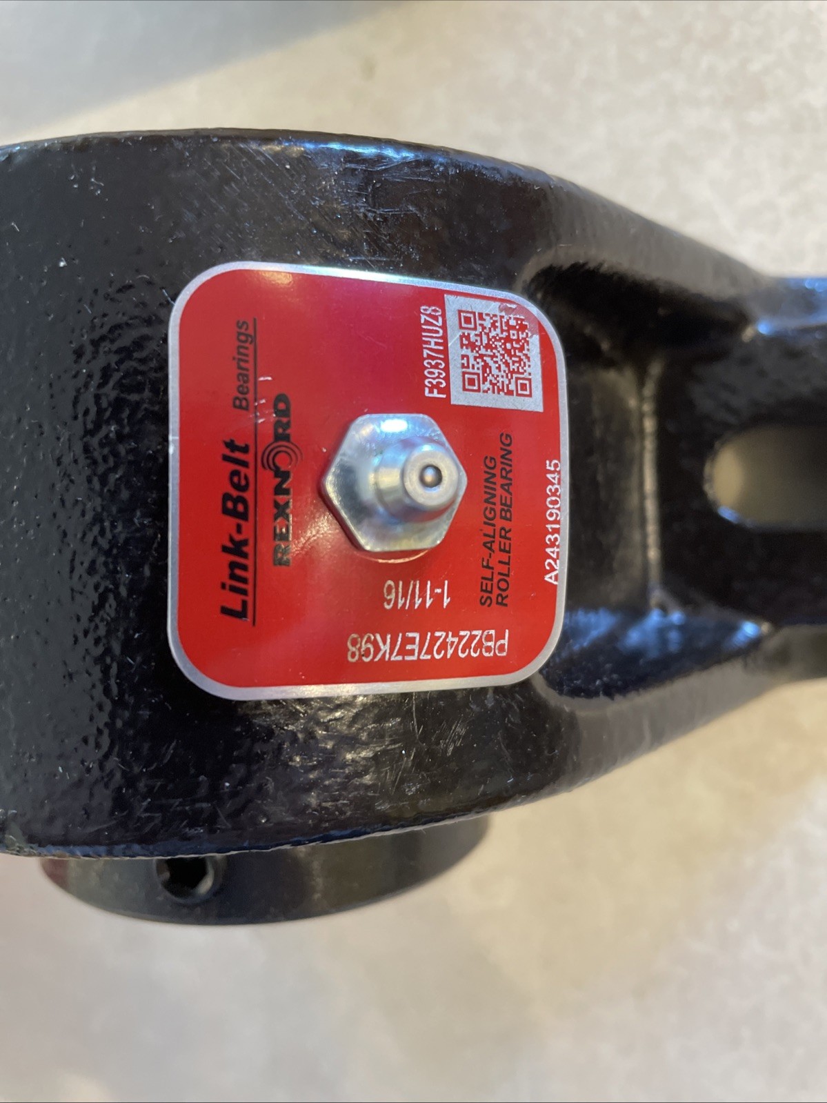 Rexnord 1 11/16 In Cast Iron Setscrew Locking 2 Bolt Pillow Block PB22427E7K98