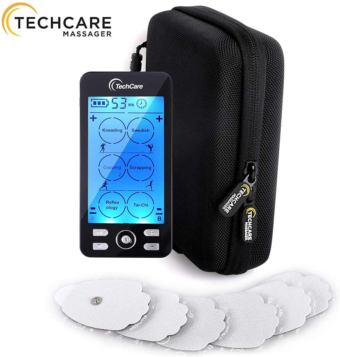 Rechargeable Tens EMS Unit Massager Muscle Stimulator Dual Channel Rechargeable