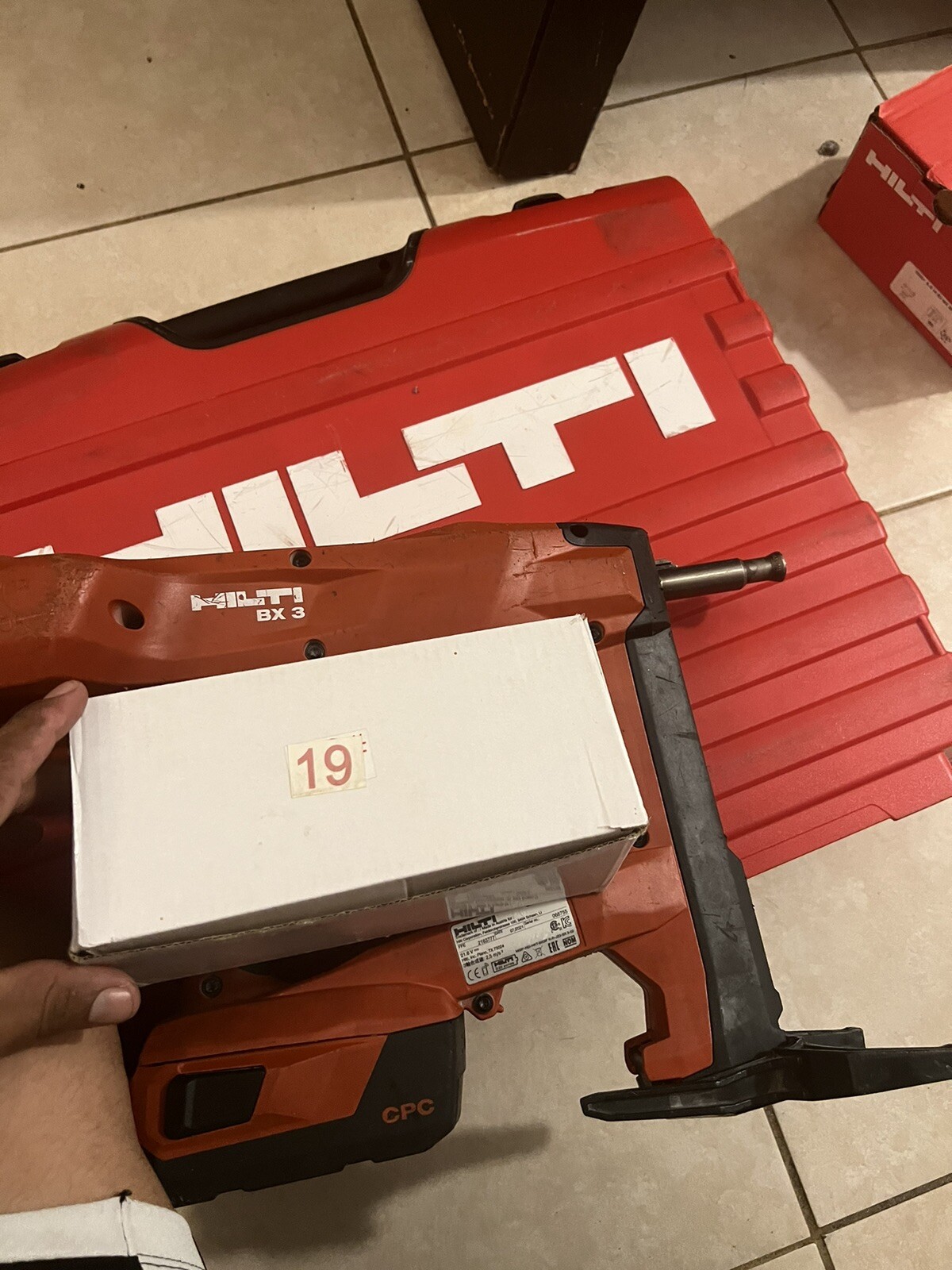 1000x Concrete Nails for Hilti Bx3 (19mm) -Pins For Hilti Bx3 Nailgun