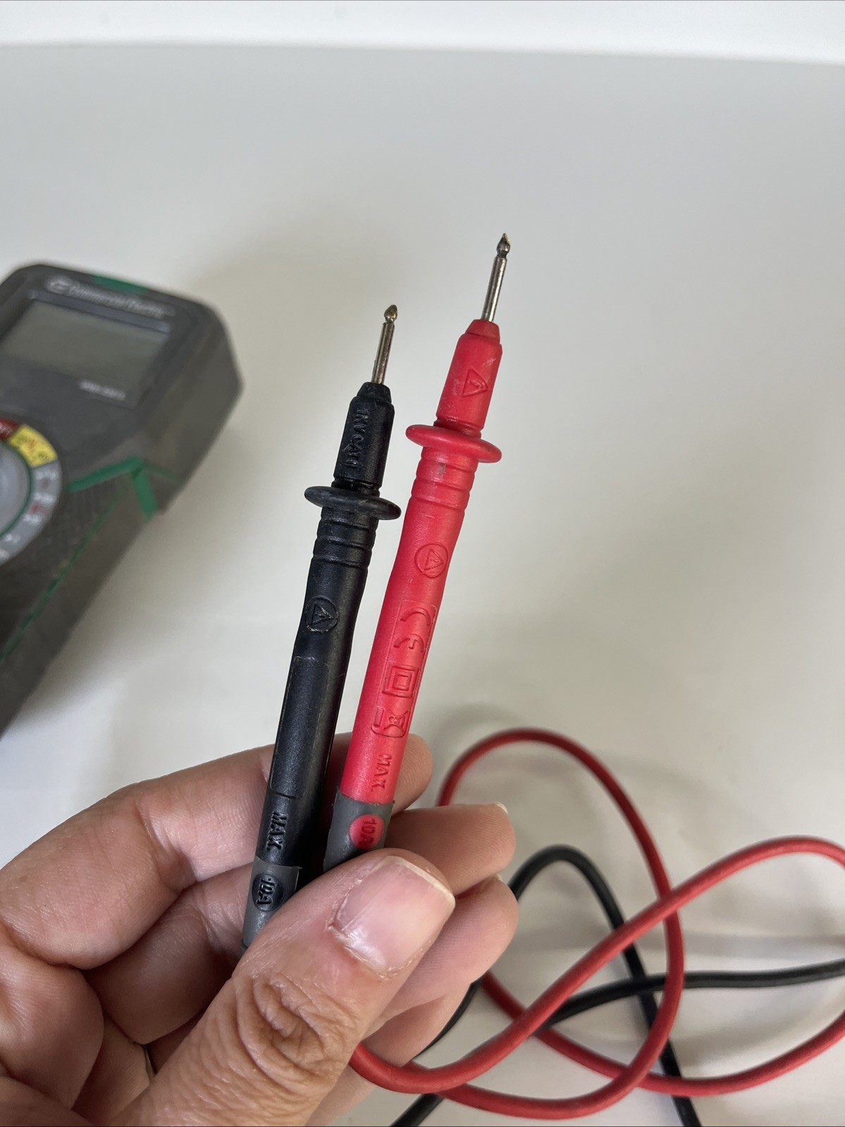 Commercial Electric MM-8301S Digital Multimeter w/ Test Leads Tested Working