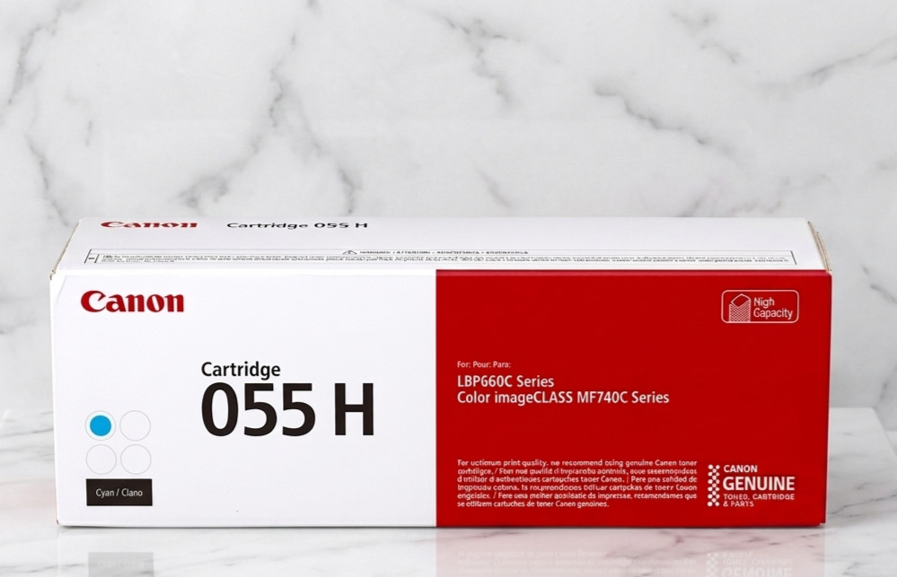 Genuine Canon 055H Cyan Toner Cartridge High Yield OEM imageCLASS MF740C New