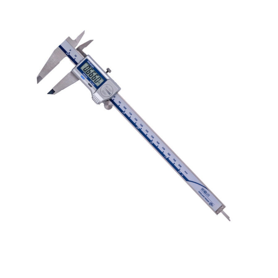 Mitutoyo 500-753-20 Caliper, Digital, 0-8″/0-200mm, Coolant Proof, No SPC Output