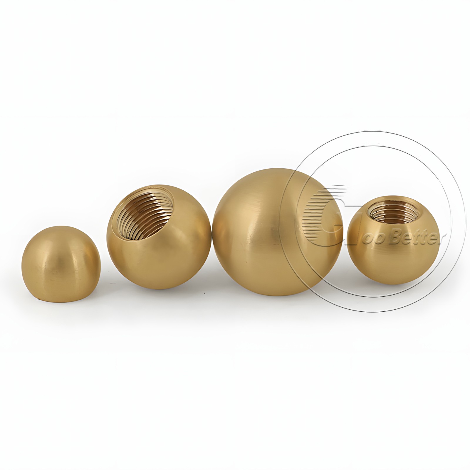 Brass Thread Ball Nut With Copper Thread Balls M3 M4 M6 M10 M12 Diameter 6-25mm