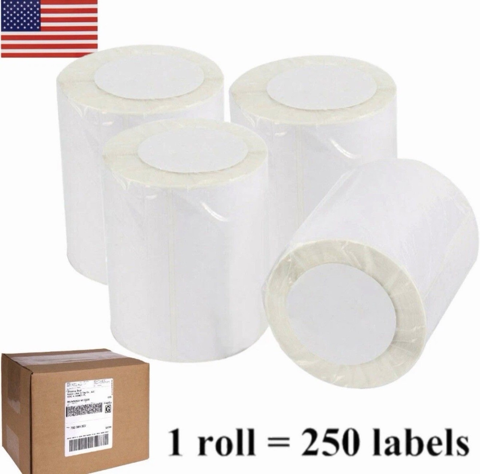1000 Labels 4″x6″ Direct Thermal Shipping Labels For Zebra Thermal Print 4×6