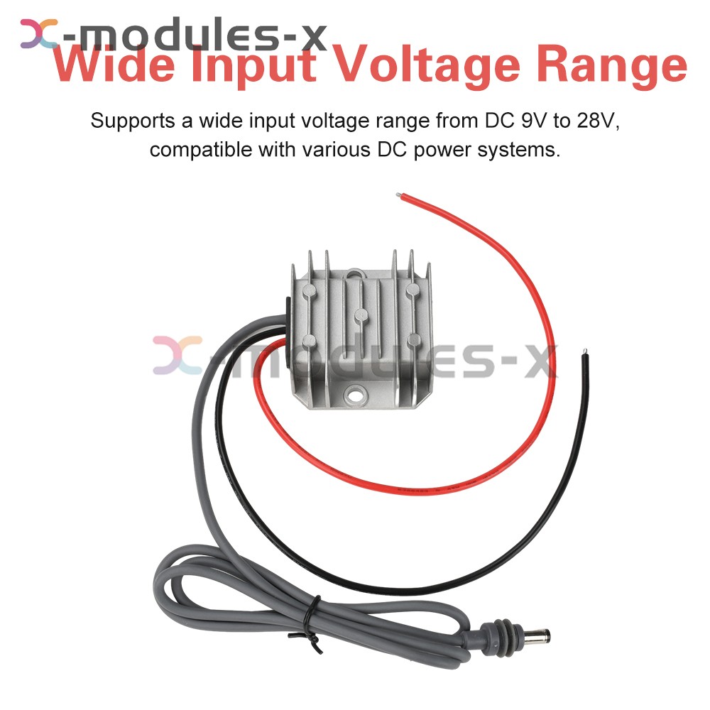 DC 12V24V to DC 30V 3.5A Power Cord Converter Boost Conversion Module Waterproof
