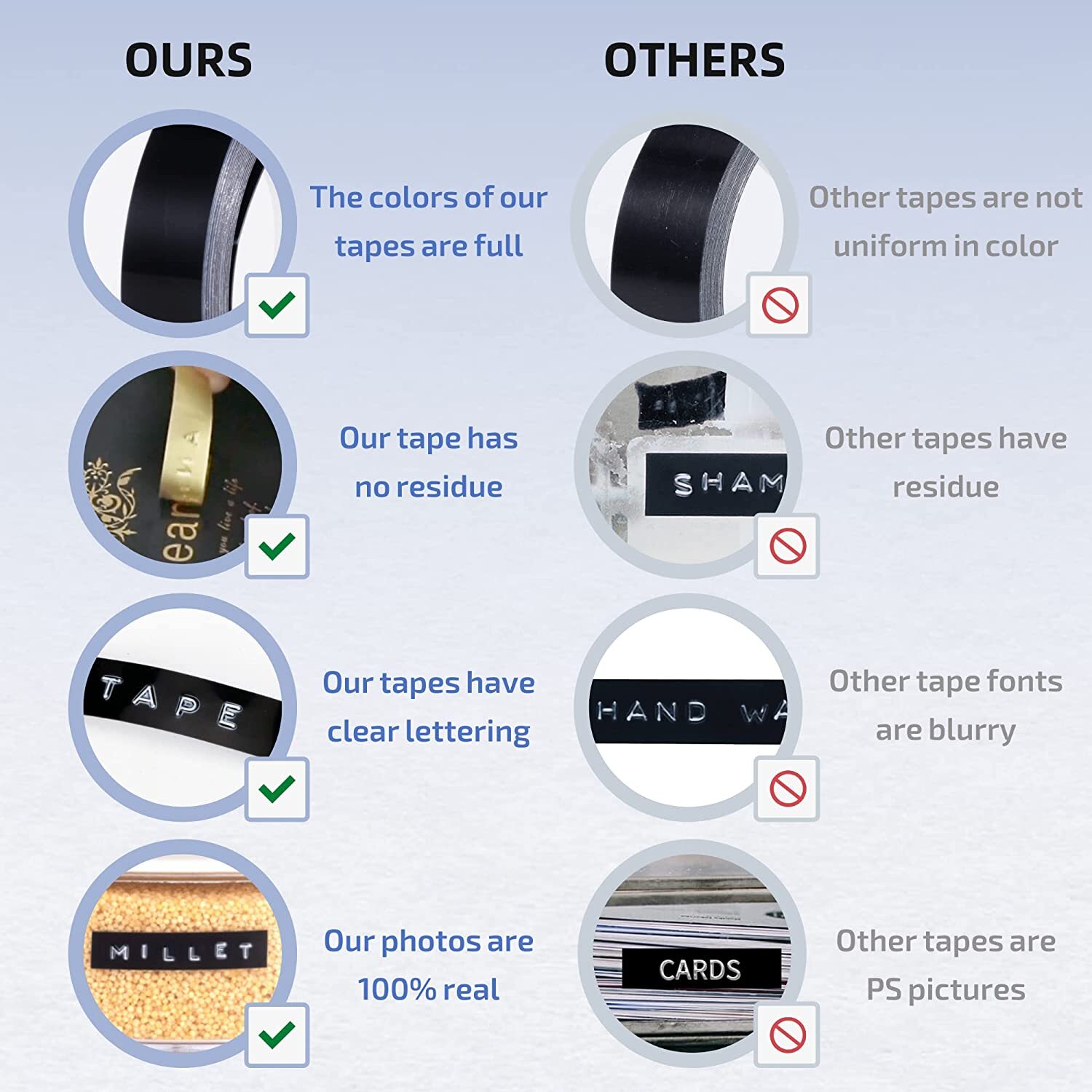 10PK Dymo 3D Embossing Label Tape 9mm for Dymo Organizer Xpress Label Maker 3/8″