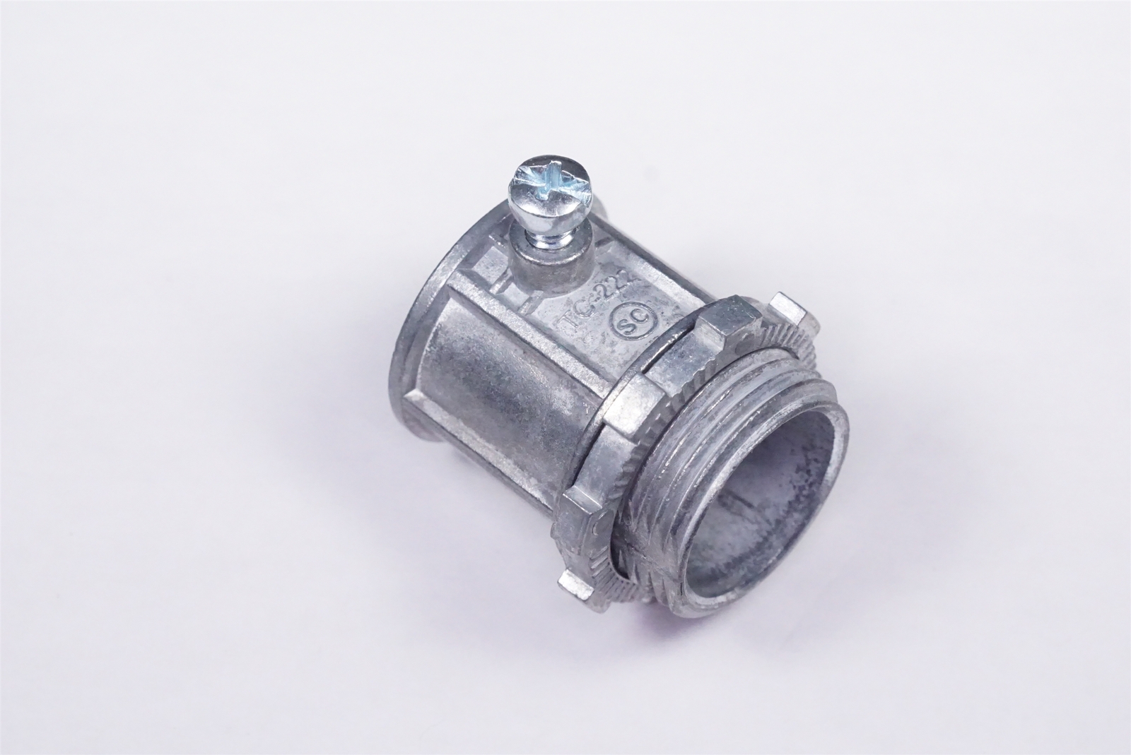 TC 222 SC Steel City 3/4″ EMT Set Screw Conduit Connector Zinc Die Cast TC-222