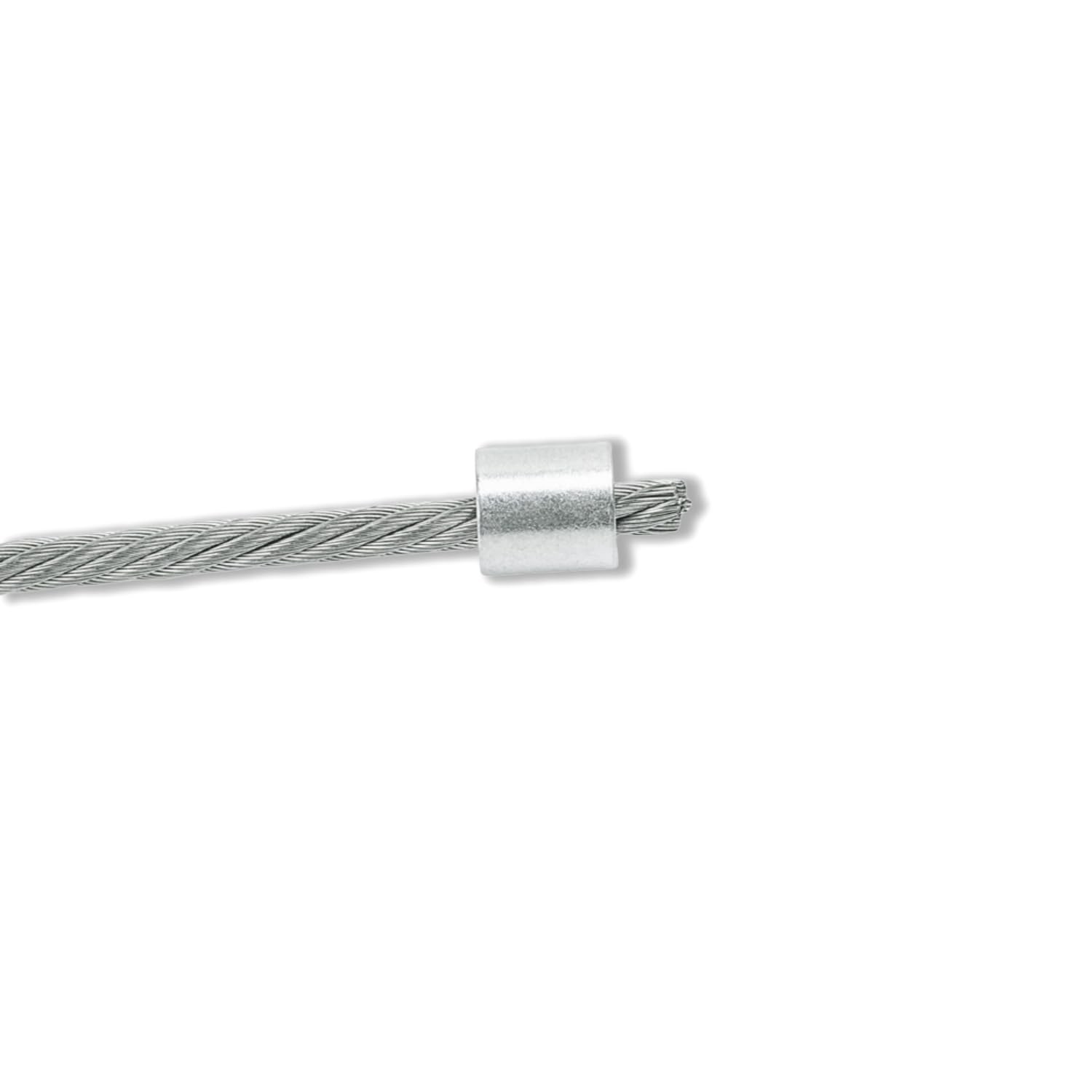 1/8 Inch (3mm) Aluminum Crimping Loop Sleeve 100 Pcs, Cable Ferrule Wire Rope…
