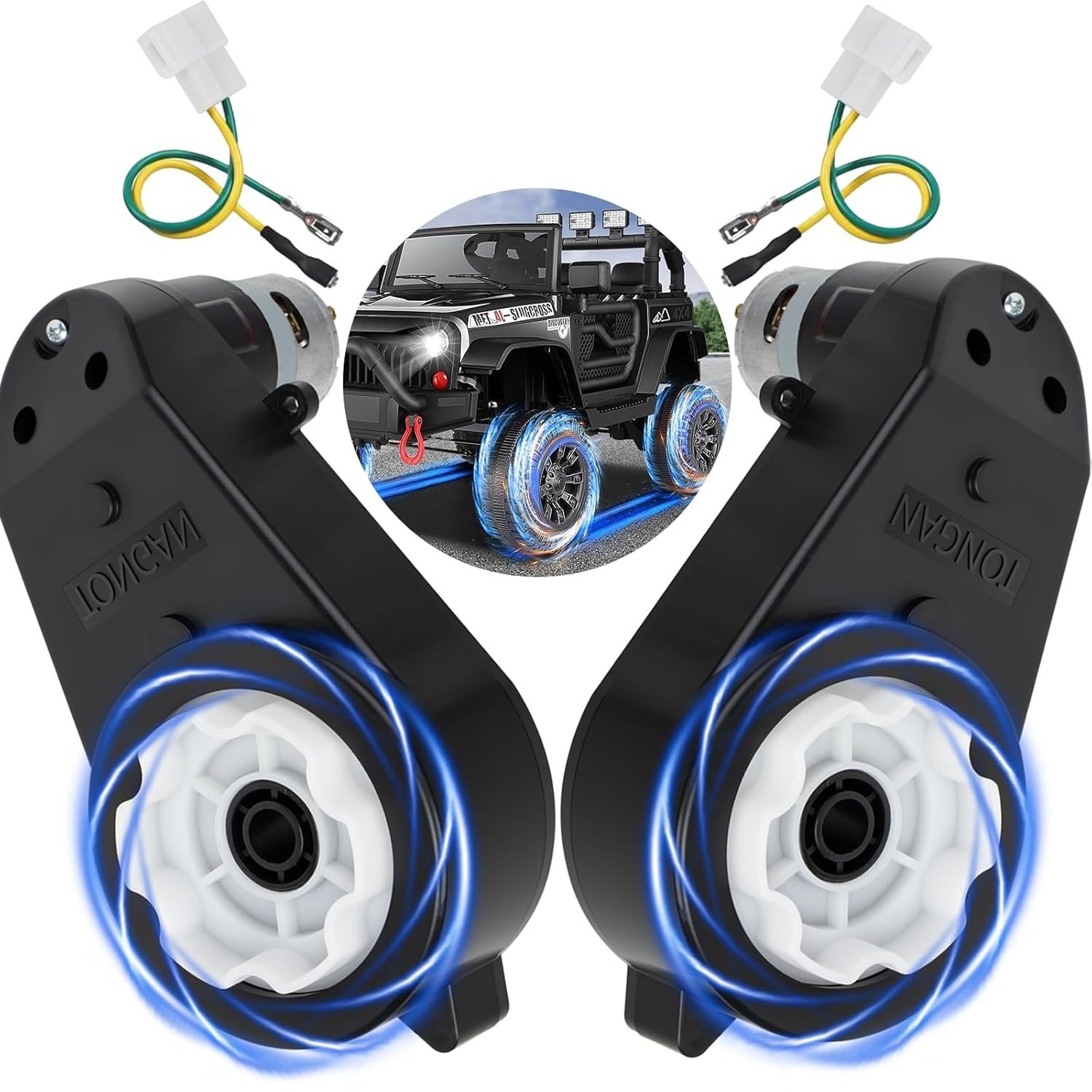 24V Motor-50000Rpm for Power Wheels,Rs555 High-Speed Steel Gears Motor Gearbox f