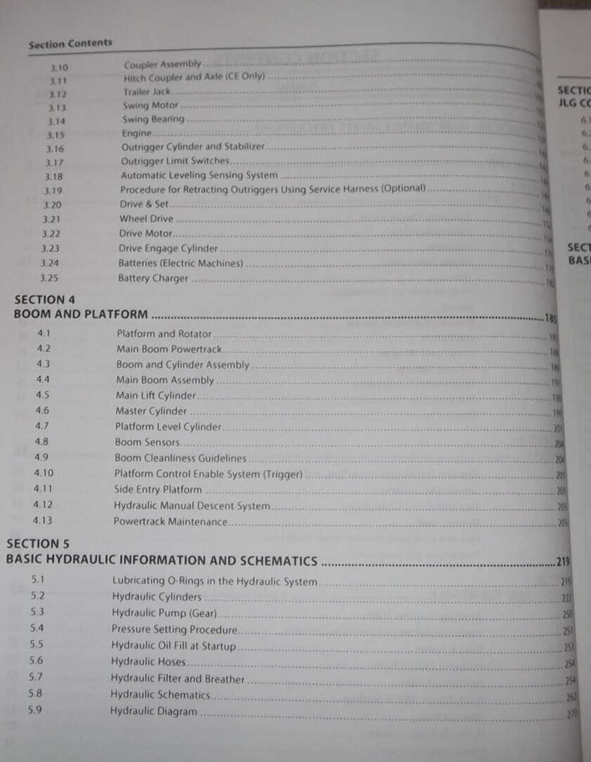 JLG T350 TOW BEHIND BOOM LIFT SERVICE SHOP REPAIR MAINTENANCE MANUAL