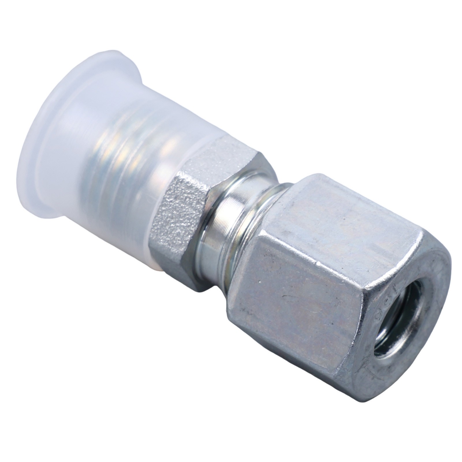 Hydraulic Flow Control Fitting,Mini Excavator,AGT,Inline,M14,SS,Reduce Jerkiness
