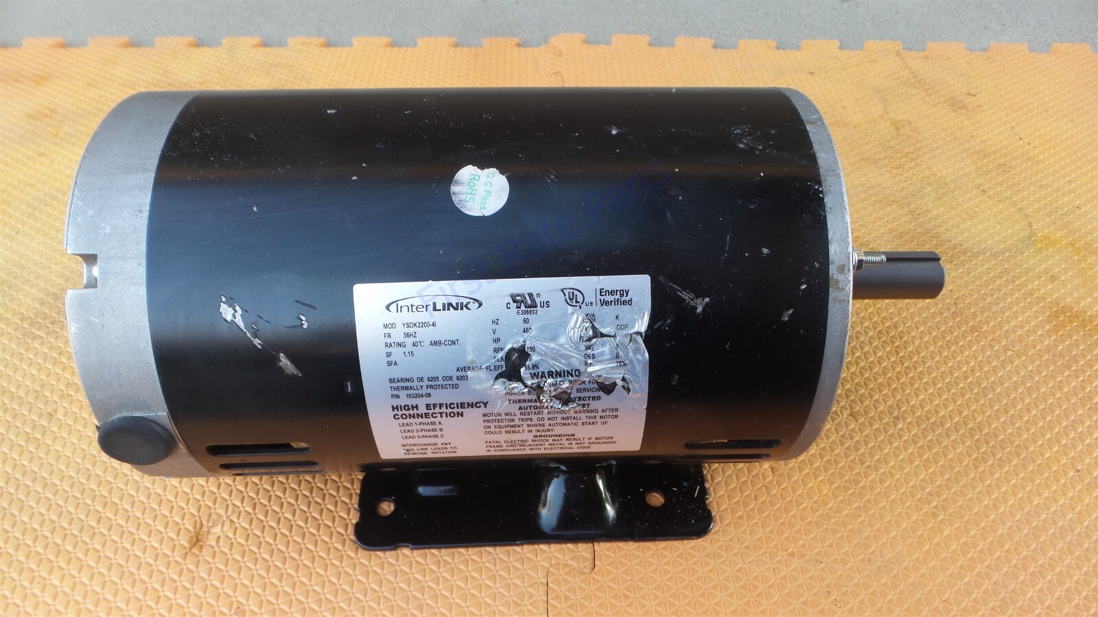 Lennox 12Y17 Motor 103204-08 79W66 34W47 51W24 103204-02 101501-02 101501-03 3HP