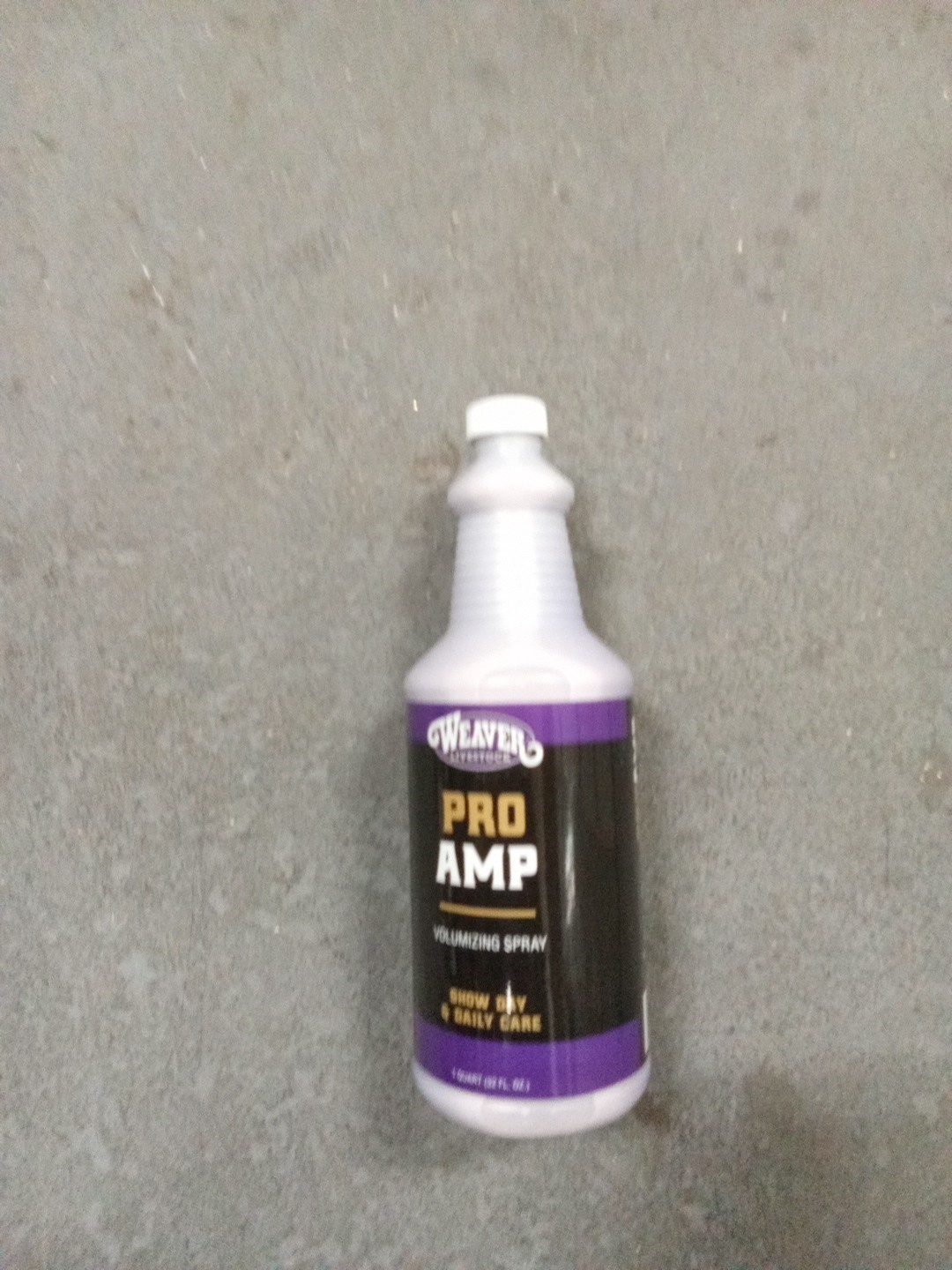 Weaver Livestock Pro AMP Volumizing Spray For Show Cattle 1 Qt 217