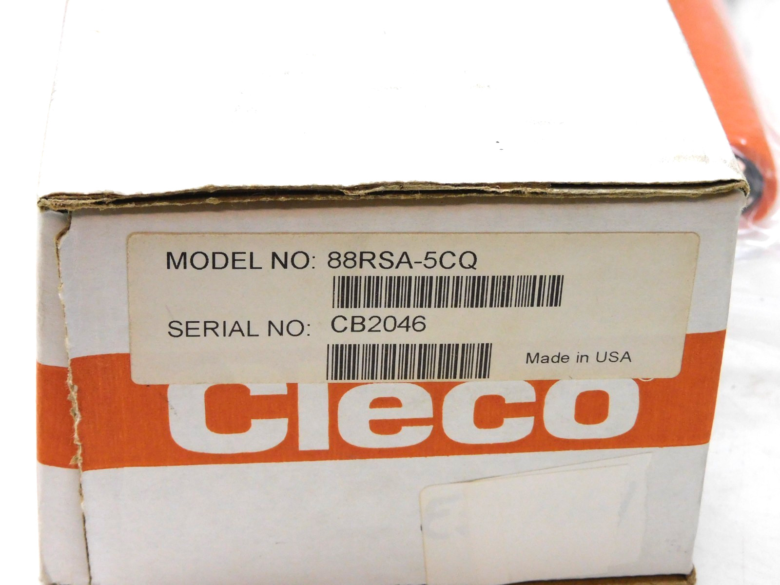 Cleco 88RSA-5CQ Pneumatic Inline Screwdriver 1/4” Npt Hex Quick Change