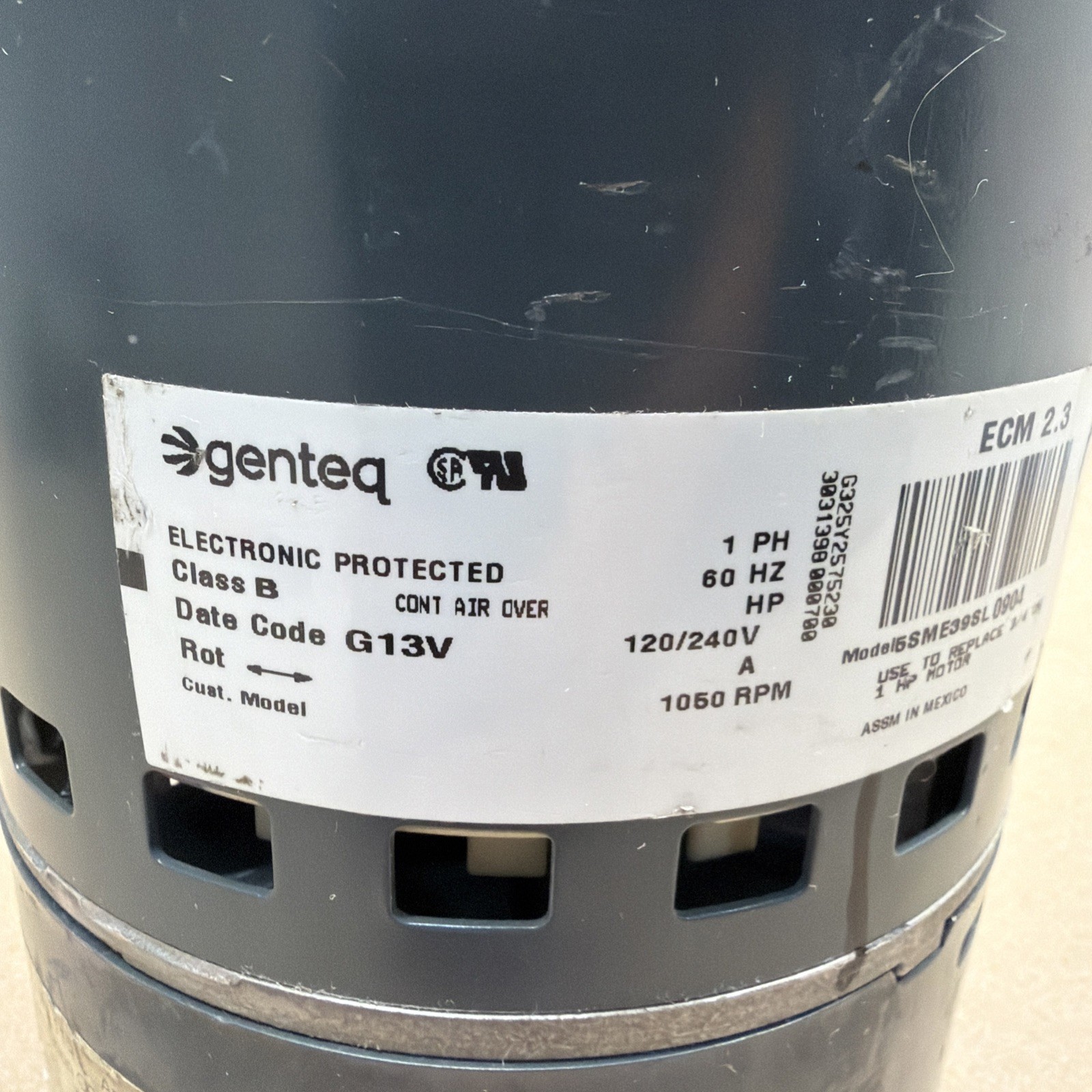 TESTED🔥GE ECM 2.3 CP02 MODULE Motor 115V 1HP CCW 5SME39SL0904 MOT09263