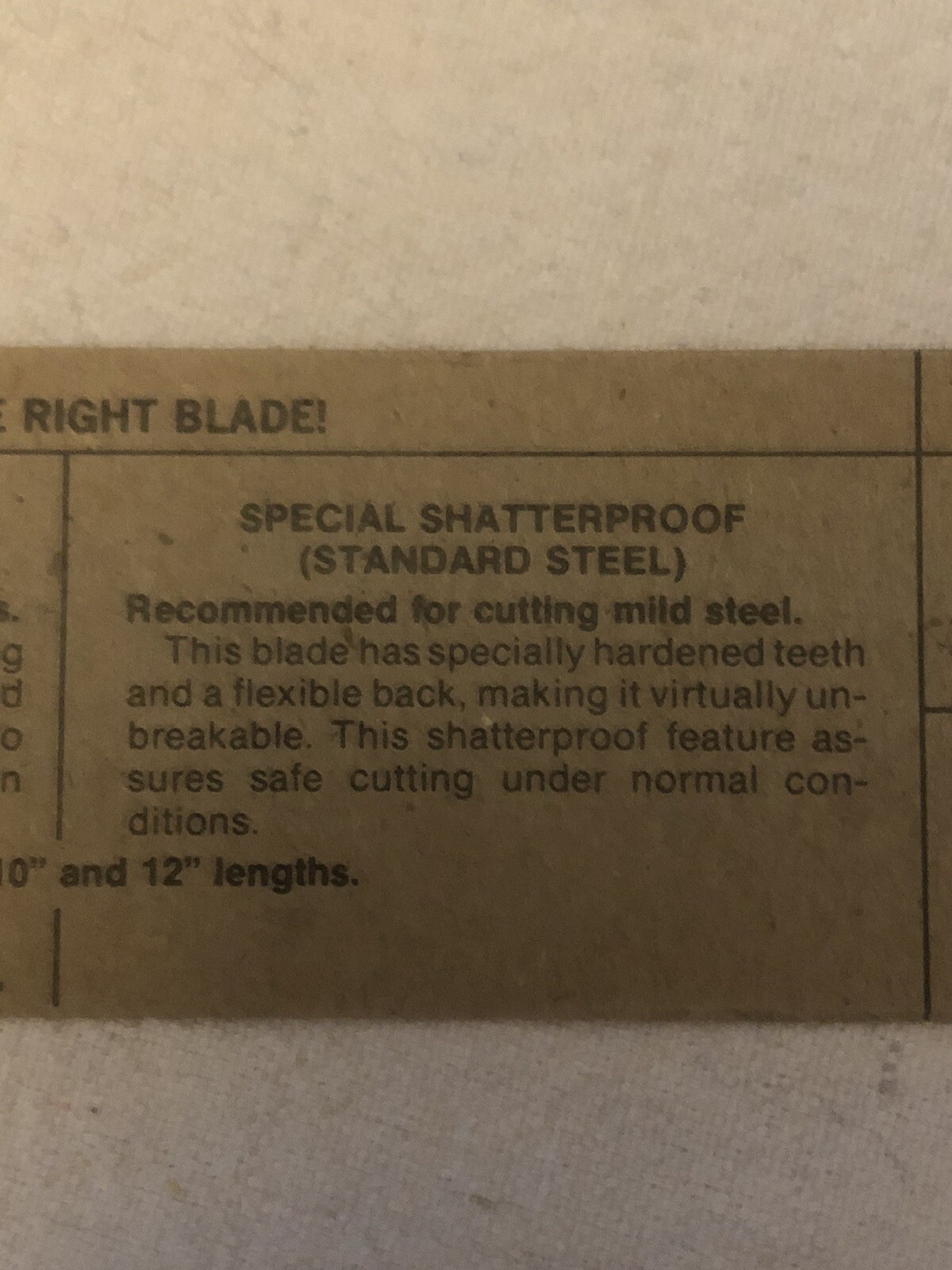 NICHOLSON 63220 Shatterproof Hacksaw Blade SS1024 10″ x 24 TPI (2pk) Made In USA