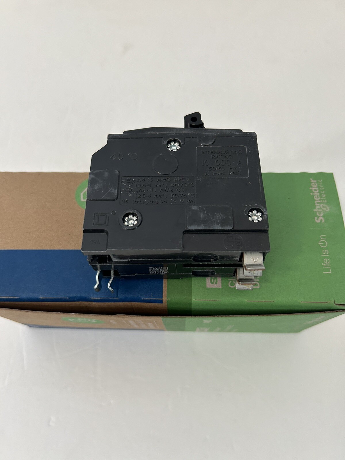 Lot Of 5 Square D QO230 2-Pole 30A 120/240V Plug-In Circuit Breaker