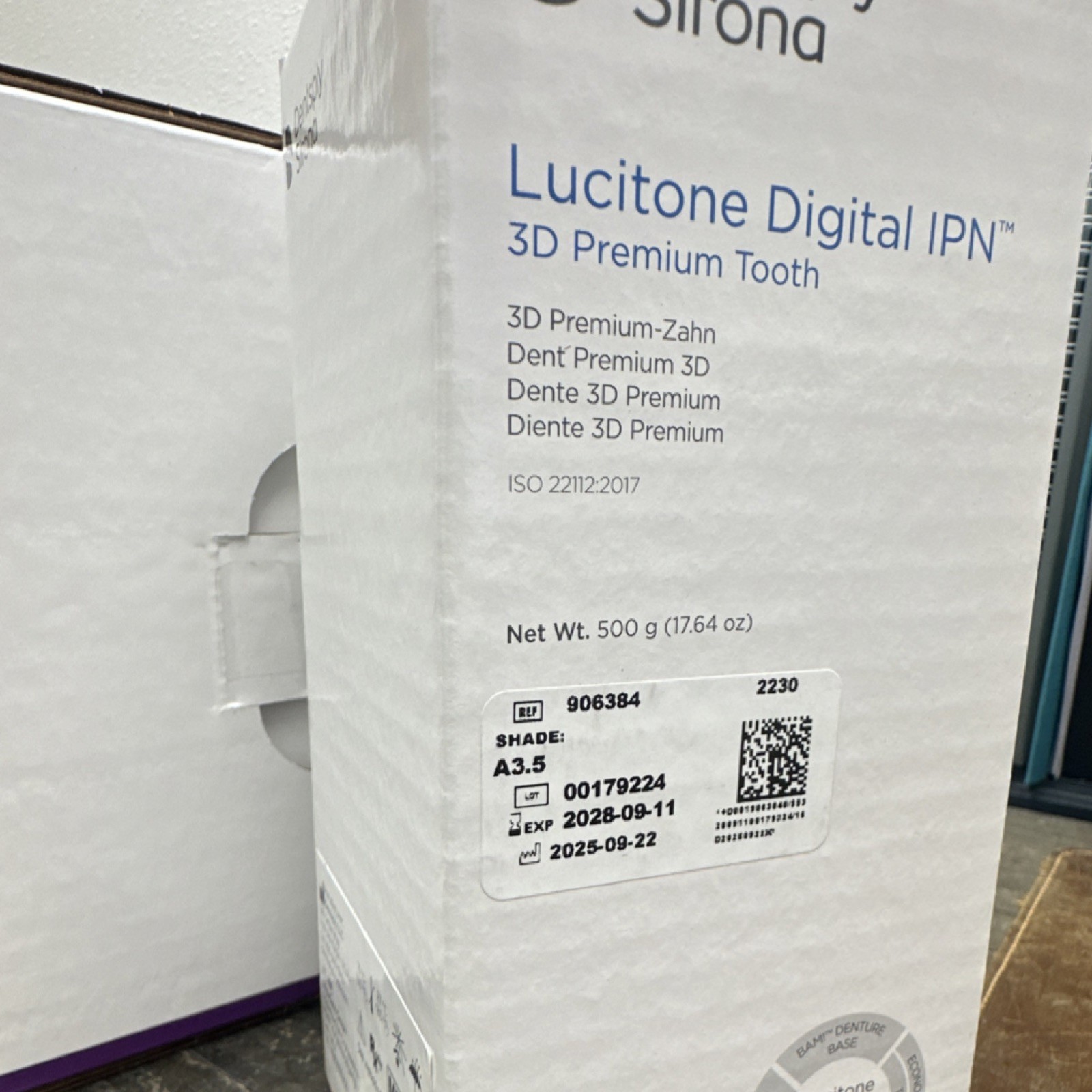Dentsply Sirona Lucitone Digital IPN 3D Premium Tooth Shade A3.5