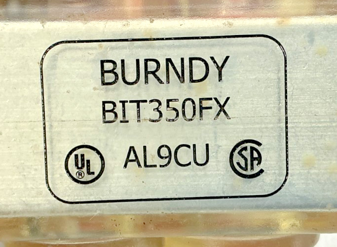 New Burndy BIT350FX Multi-Port Single-Sided Connector 2-Port 600V – No Box