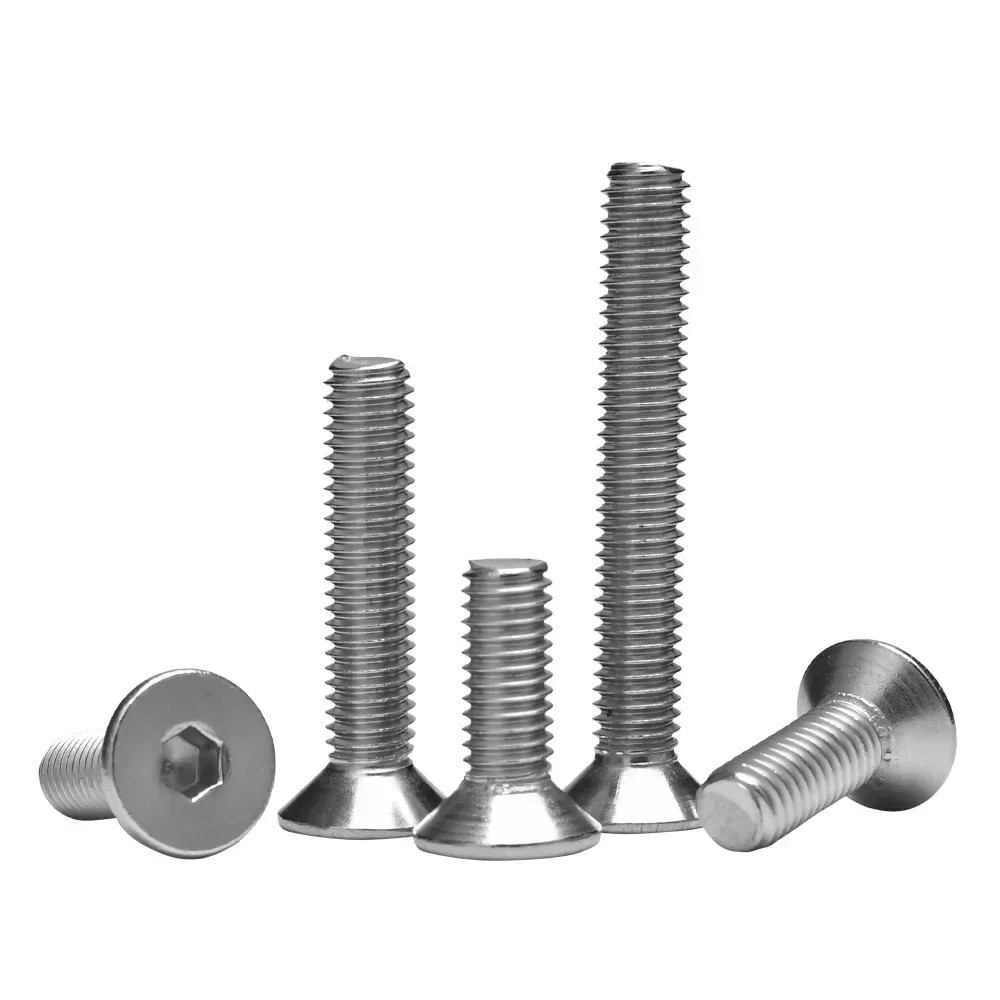 DIN7991 304 Stainless Steel Countersunk Allen Screws M2-M10 Hex Socket Bolt