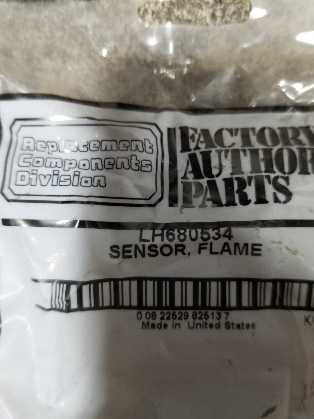factory authorized parts LH680534 flame sensor