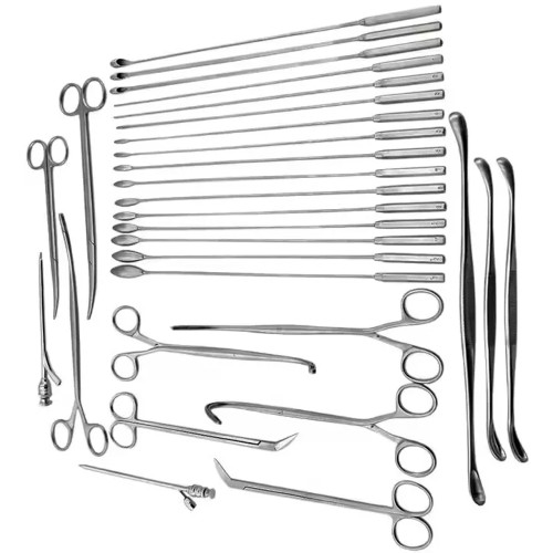 General Surgery Cholecystectomy Surgical Instrument Set of 25 Pieces