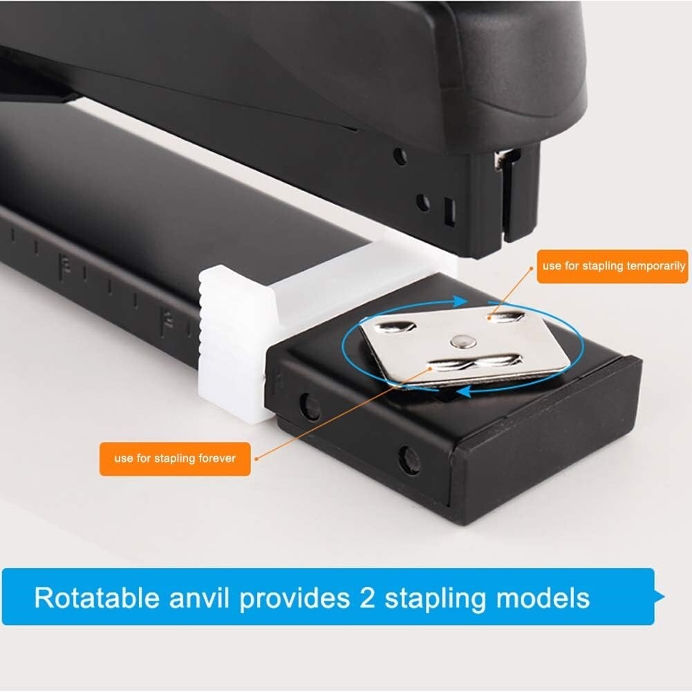 Grapadora De Escritorio Con Resorte Bostitch Inpower, Color Negro De 50 Hojas US
