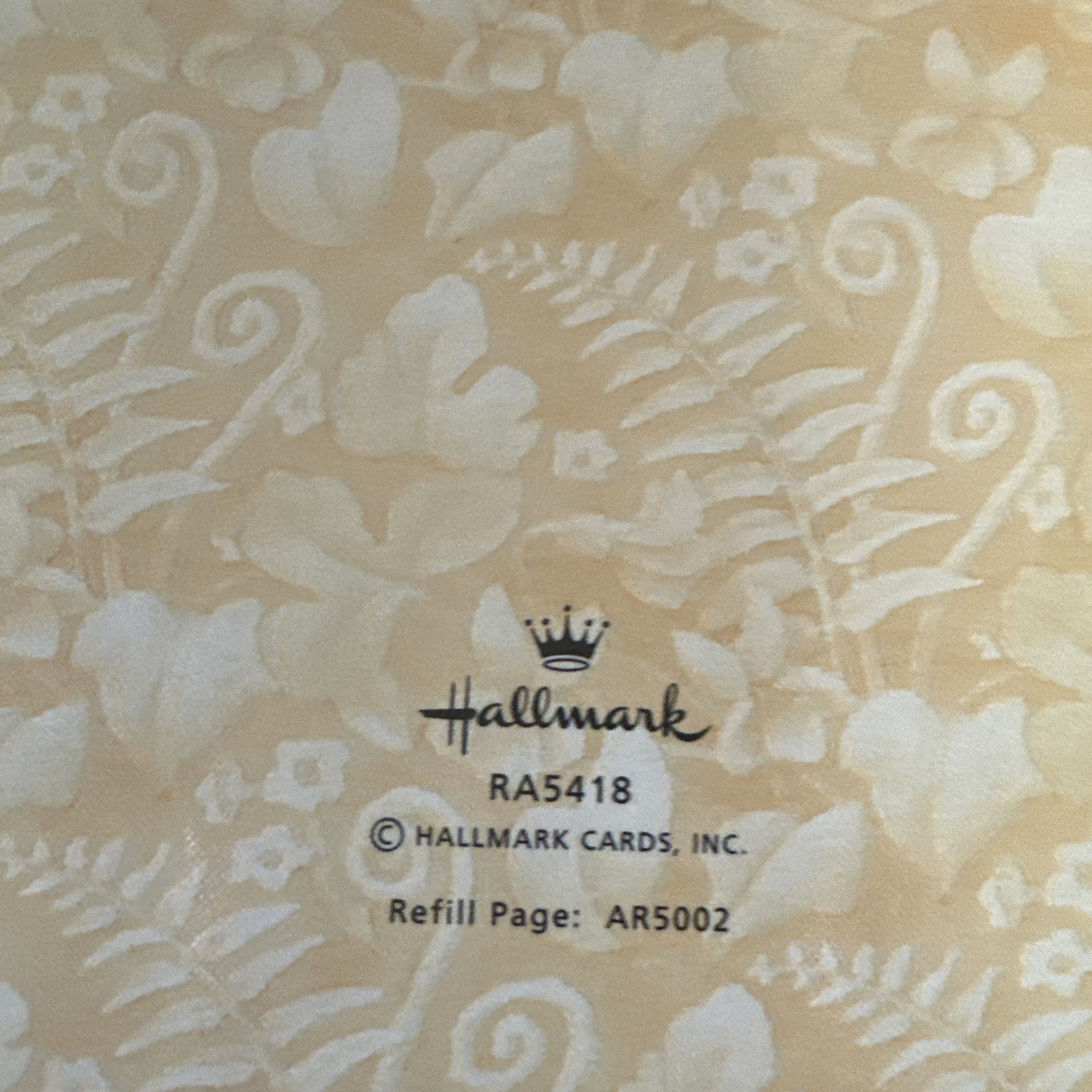 Hallmark Address Book Yellow Mice Tea Party Refillable RA5418 NOS