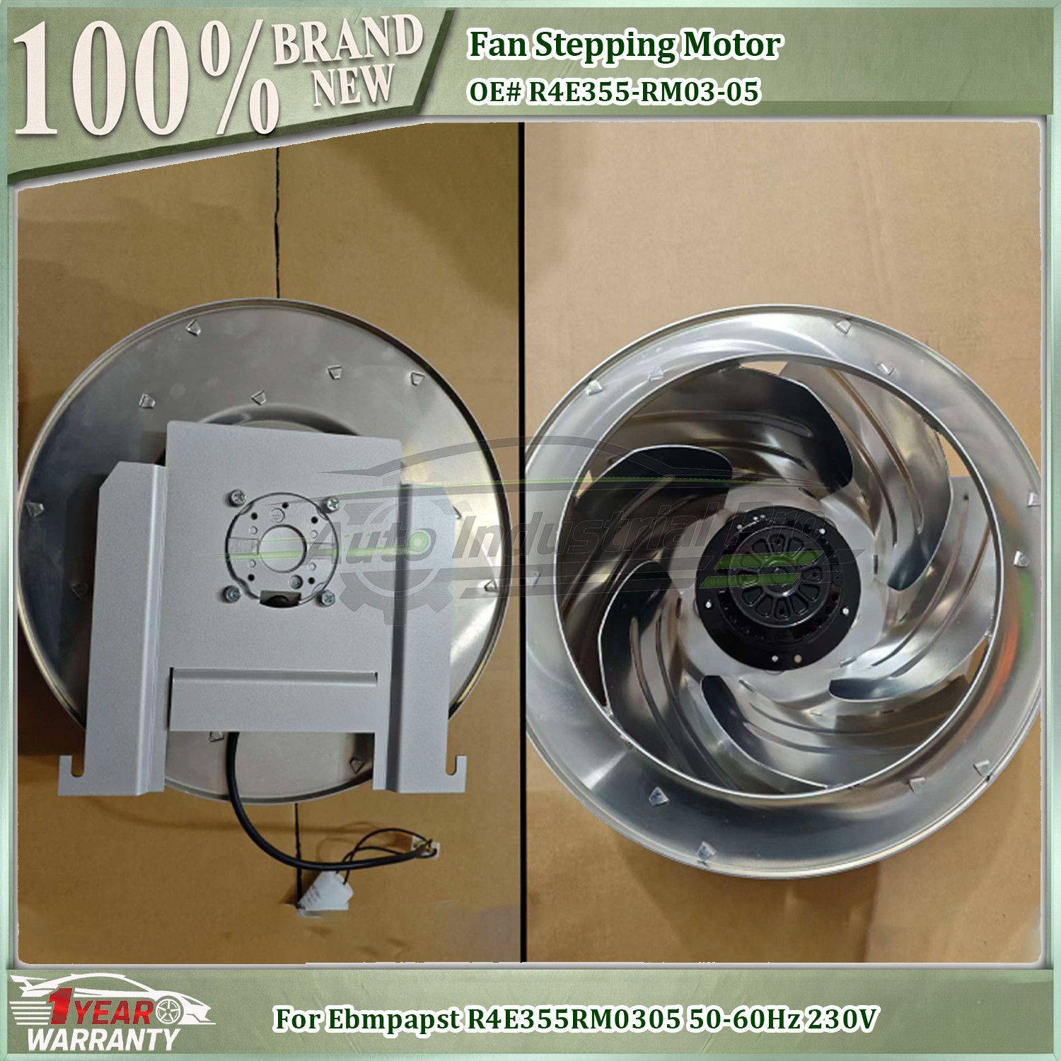 For Ebmpapst R4E355RM0305 Fan Stepping Motor 50-60Hz 230V Assembly Replacement