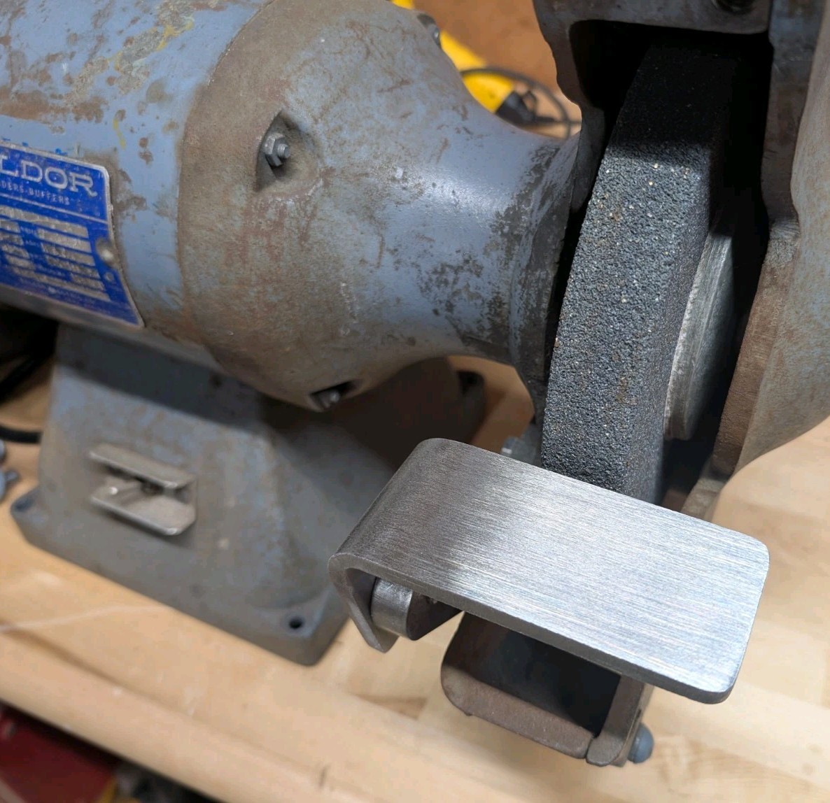 New 10in Baldor Bench Grinder Stainless Steel Tool Rest Assembly