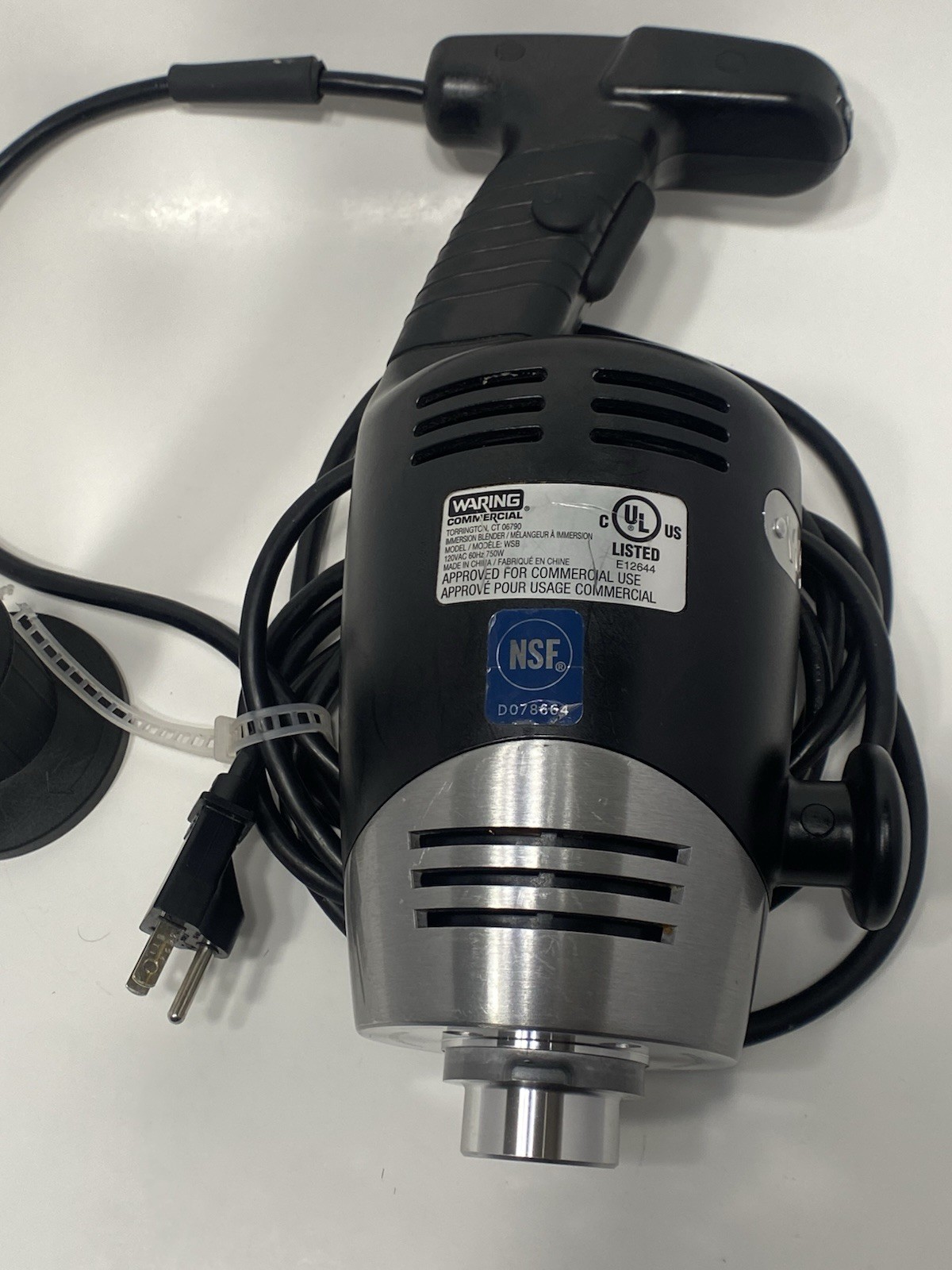 Waring Commercial WSB50 Big Stick Heavy Duty Immersion Blender, 12″ Removable