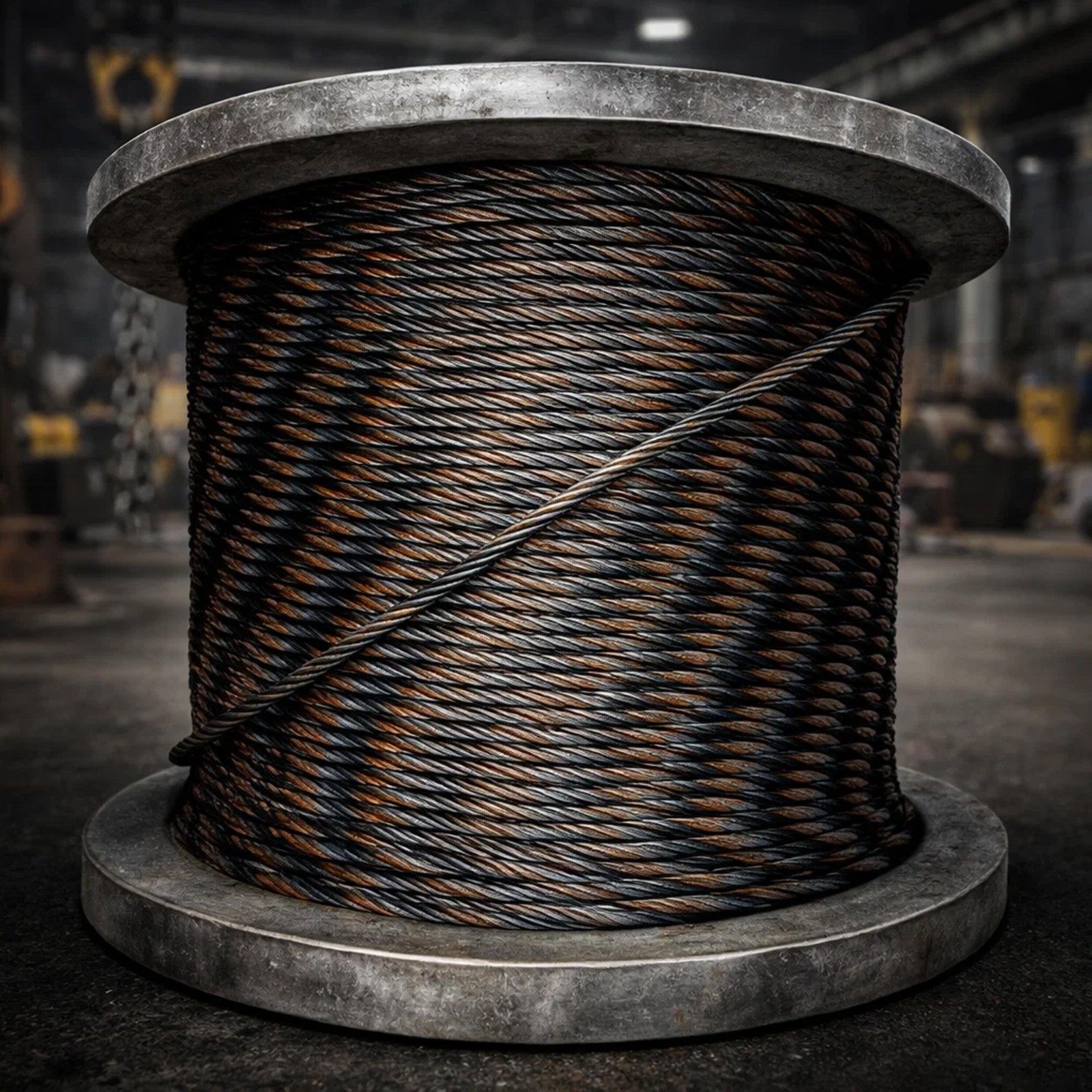 3/8″ Bulk Steel Wire Rope 1,000 FT 6×19 EIPS Crane Winch Rigging Zipline Premium