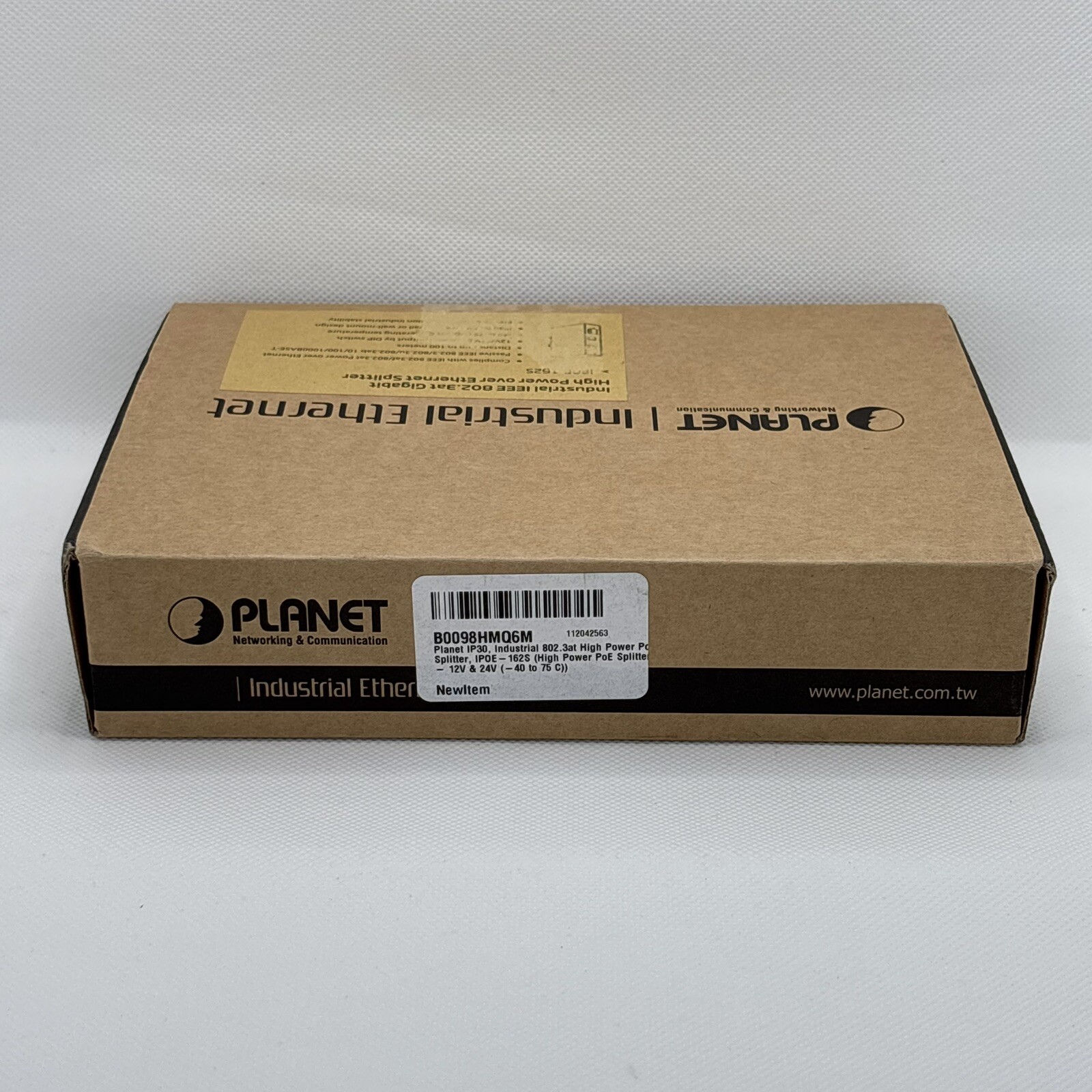 PLANET IPOE-162S / IPOE162S IP30 Industrial 802.3at Gigabit High Power Splitter