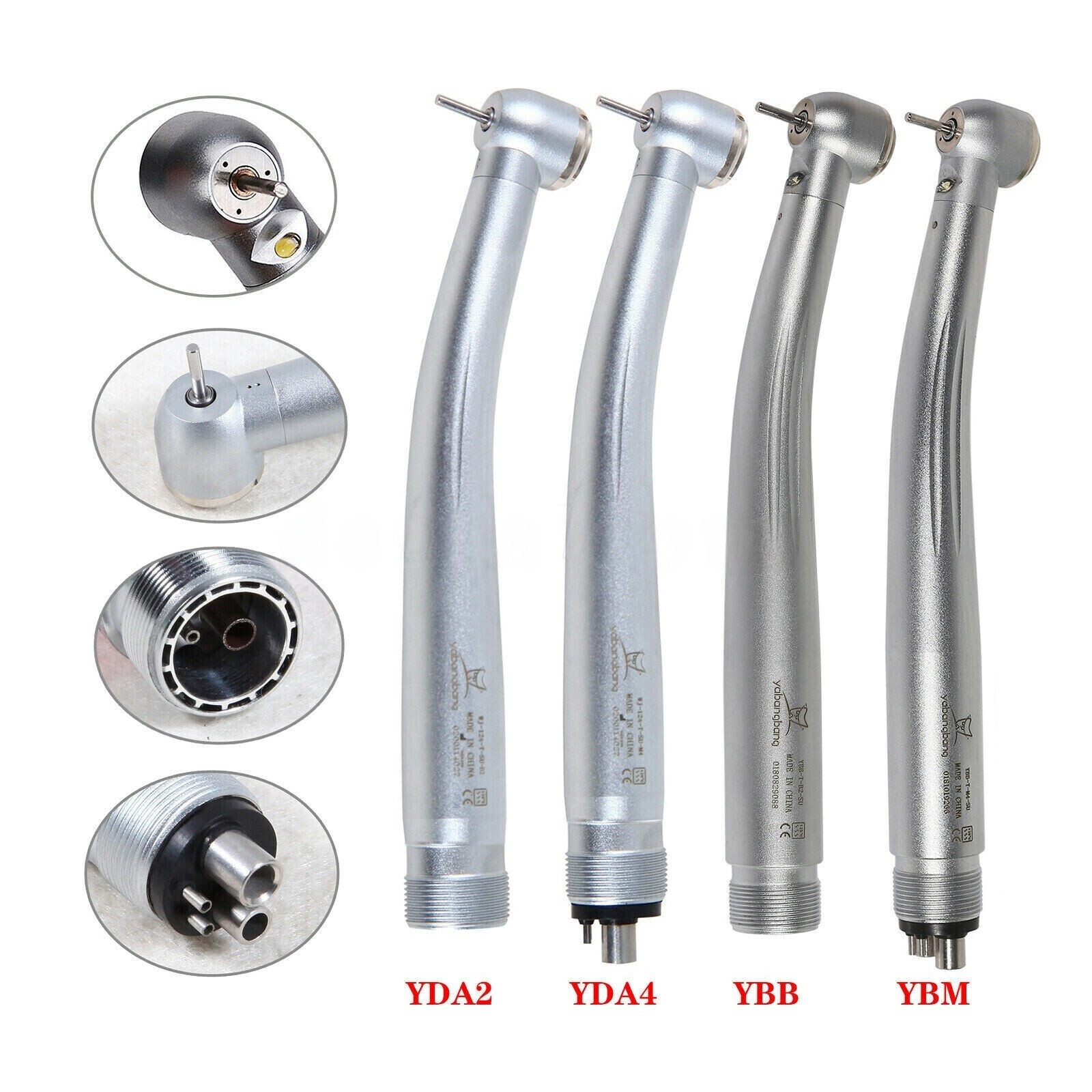 1-10 Yabangbang Dental LED E-generator / High Speed Handpiece 4/2 Hole NSK Style