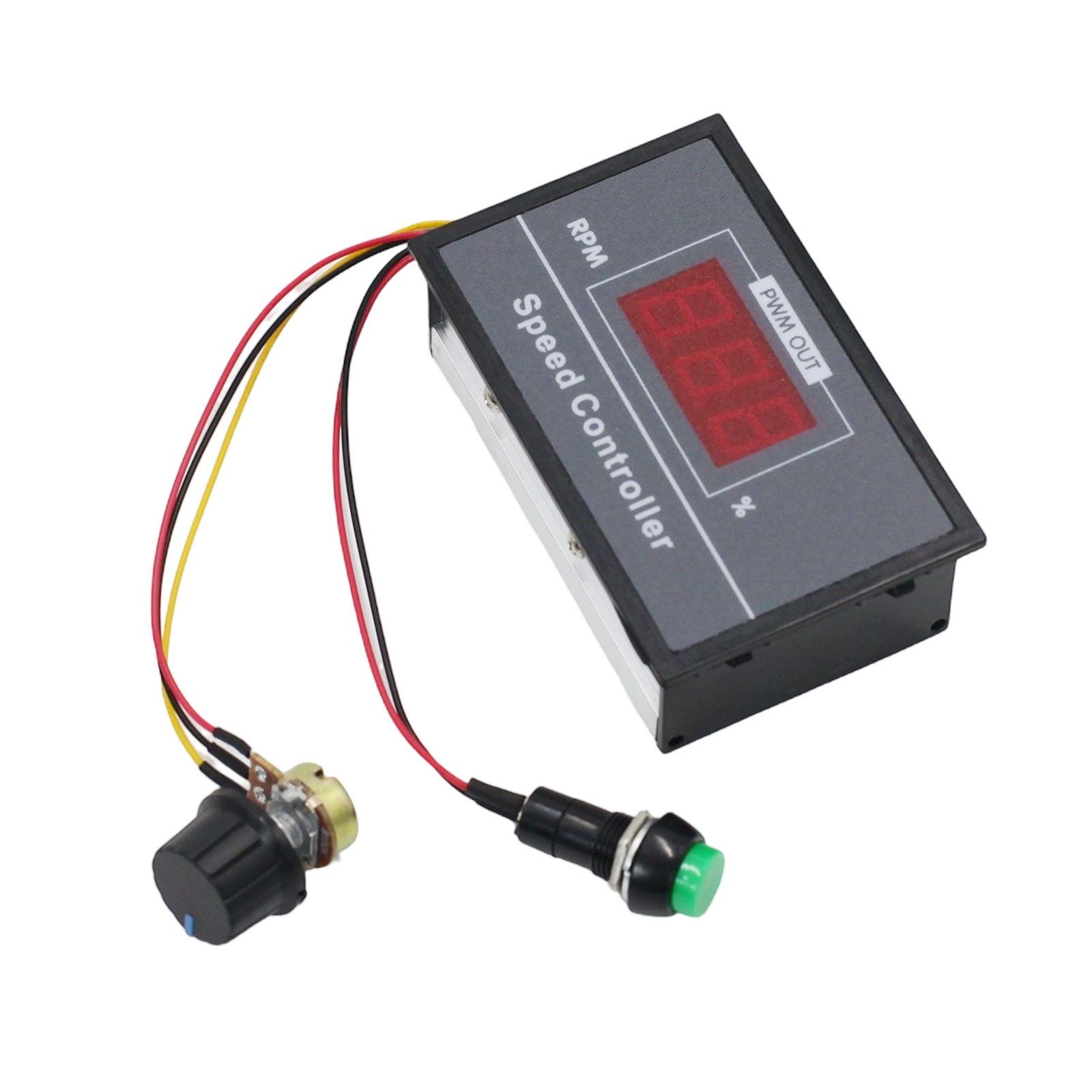 High Current 30A PWM DC Motor Controller for 12V 24V 36V 48V Systems w/ Display