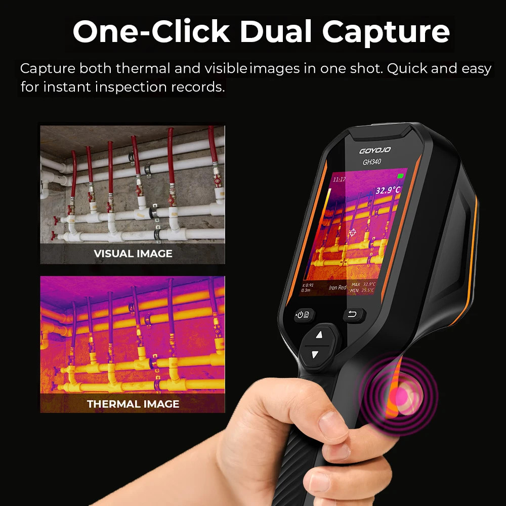 GOYOJO Handheld Thermal Camera 340×340 240×240 Resolution For Mobile Repair