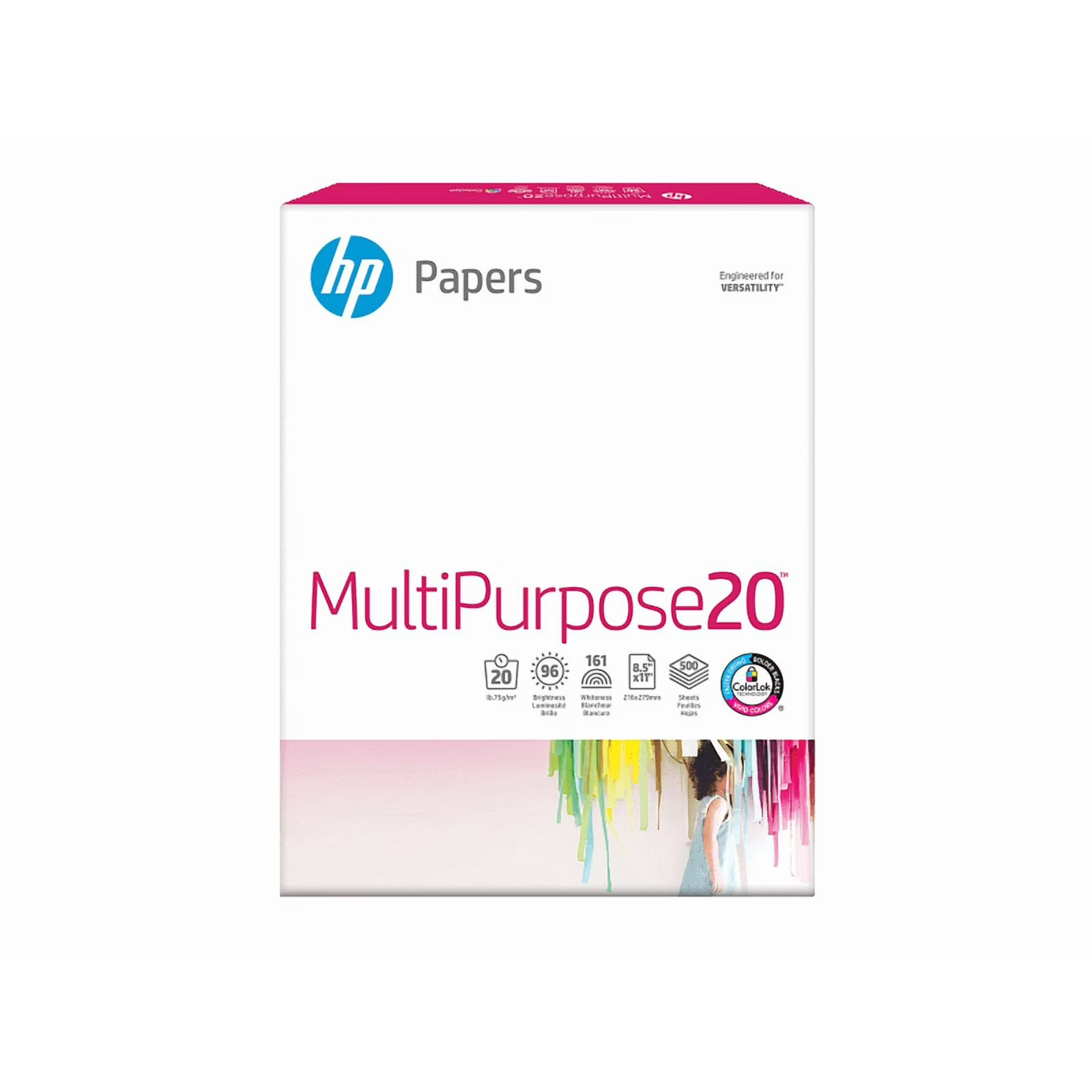 HP Multipurpose Paper, 500 Sheets , Letter ,8.5 x 11 in, HPM1120R.