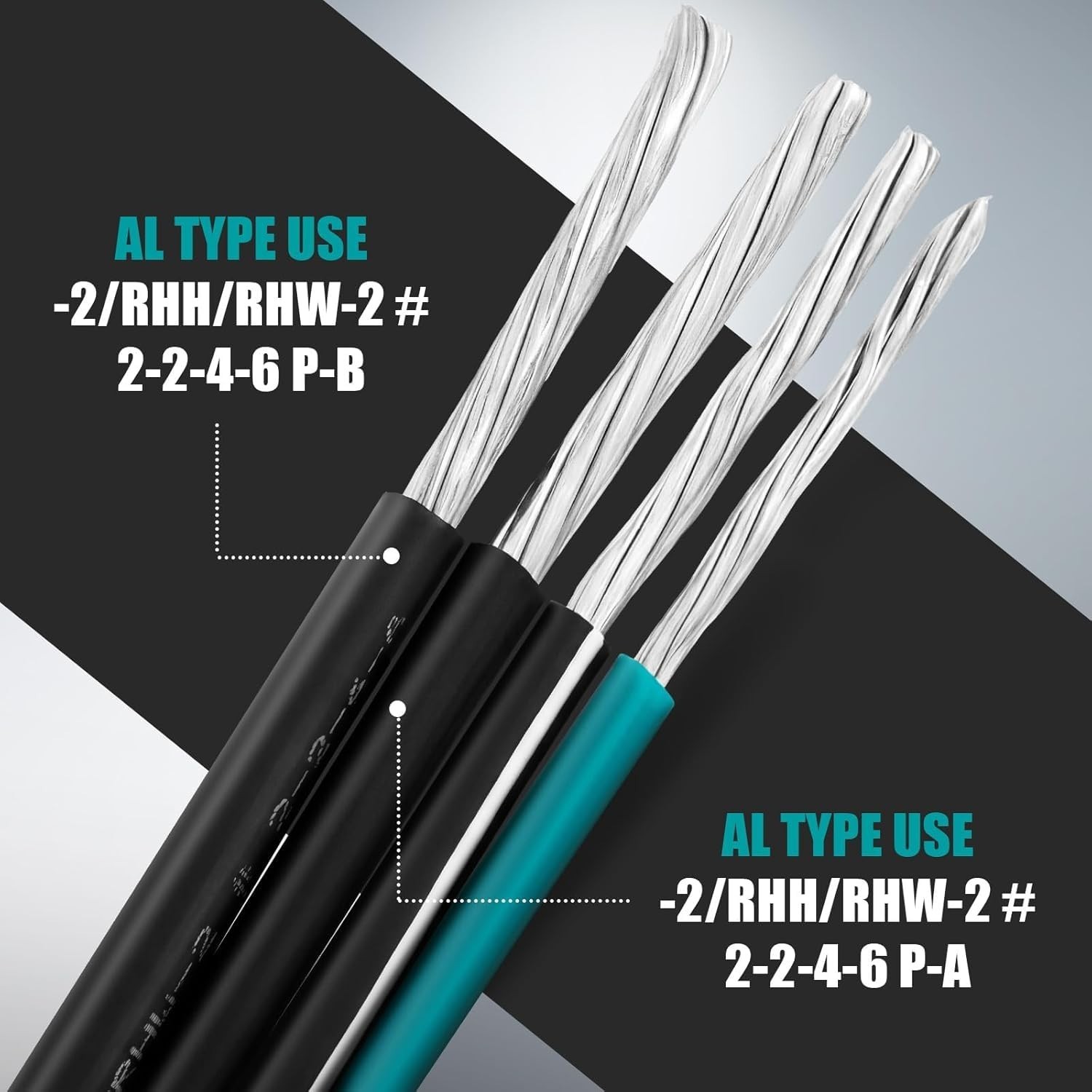 Electrical Cable 50 Ft 4 Wires Aluminum Underground Mobile Home Feeder