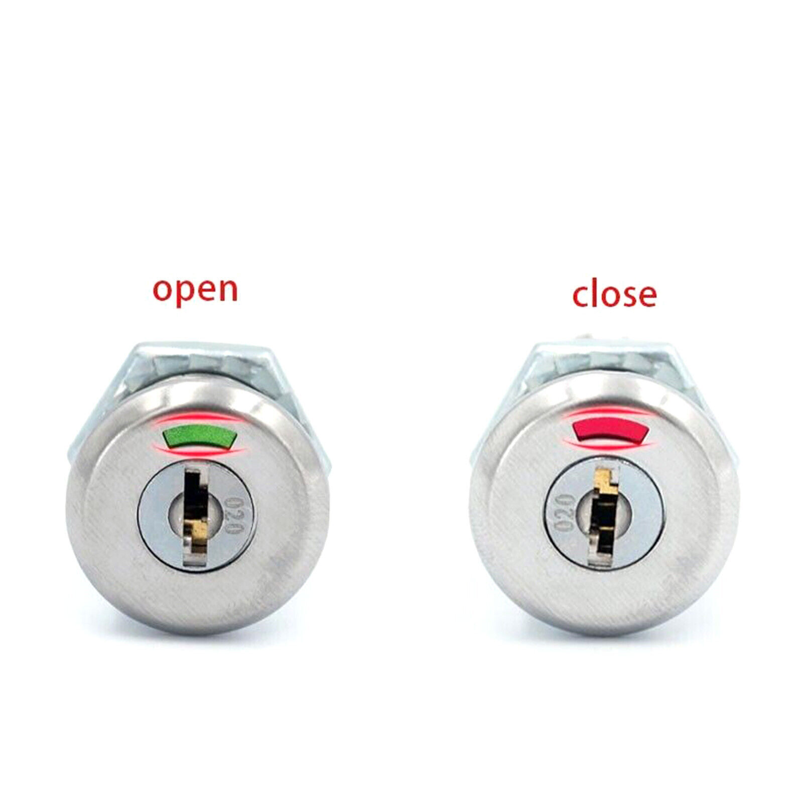 New 180°rotation Unlocking Toolbox lock iron cabinet insert linkage drawer locg7