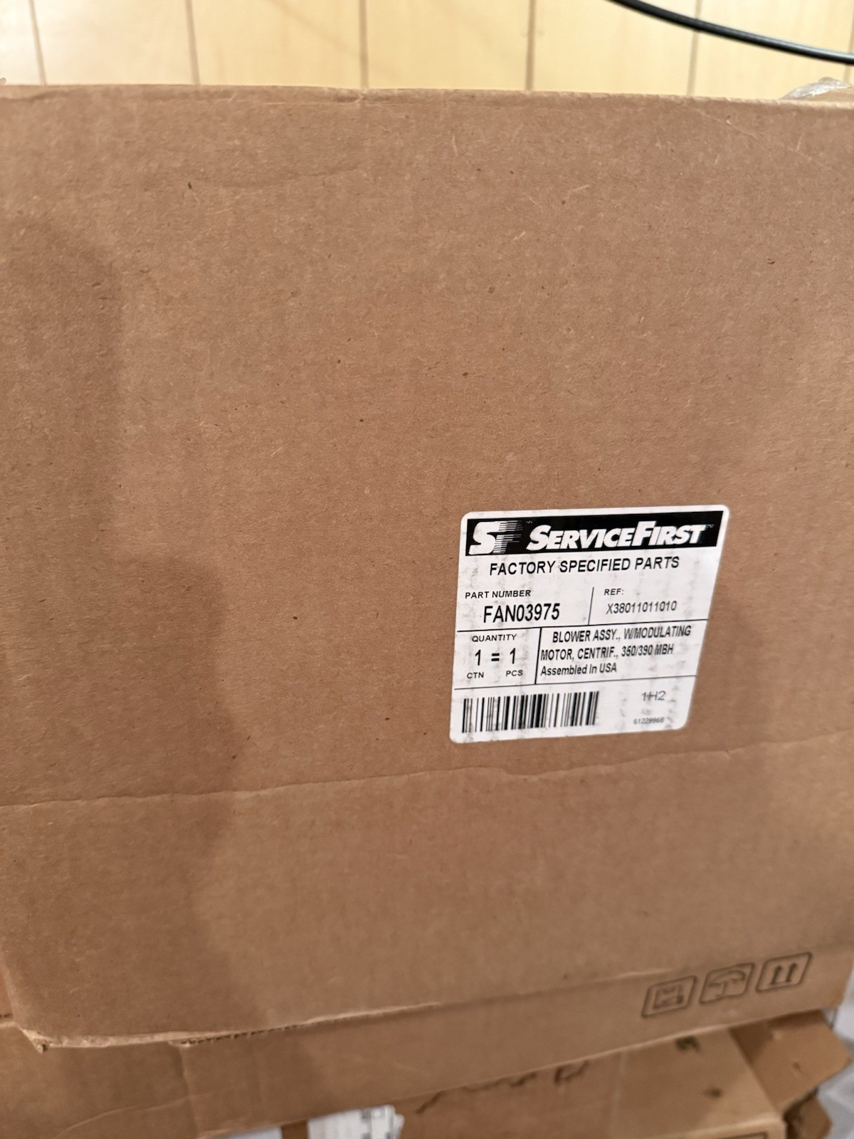 Trane FAN03975, 35‑220V 4600 RPM Inducer Motor, 70430033, X38011011010