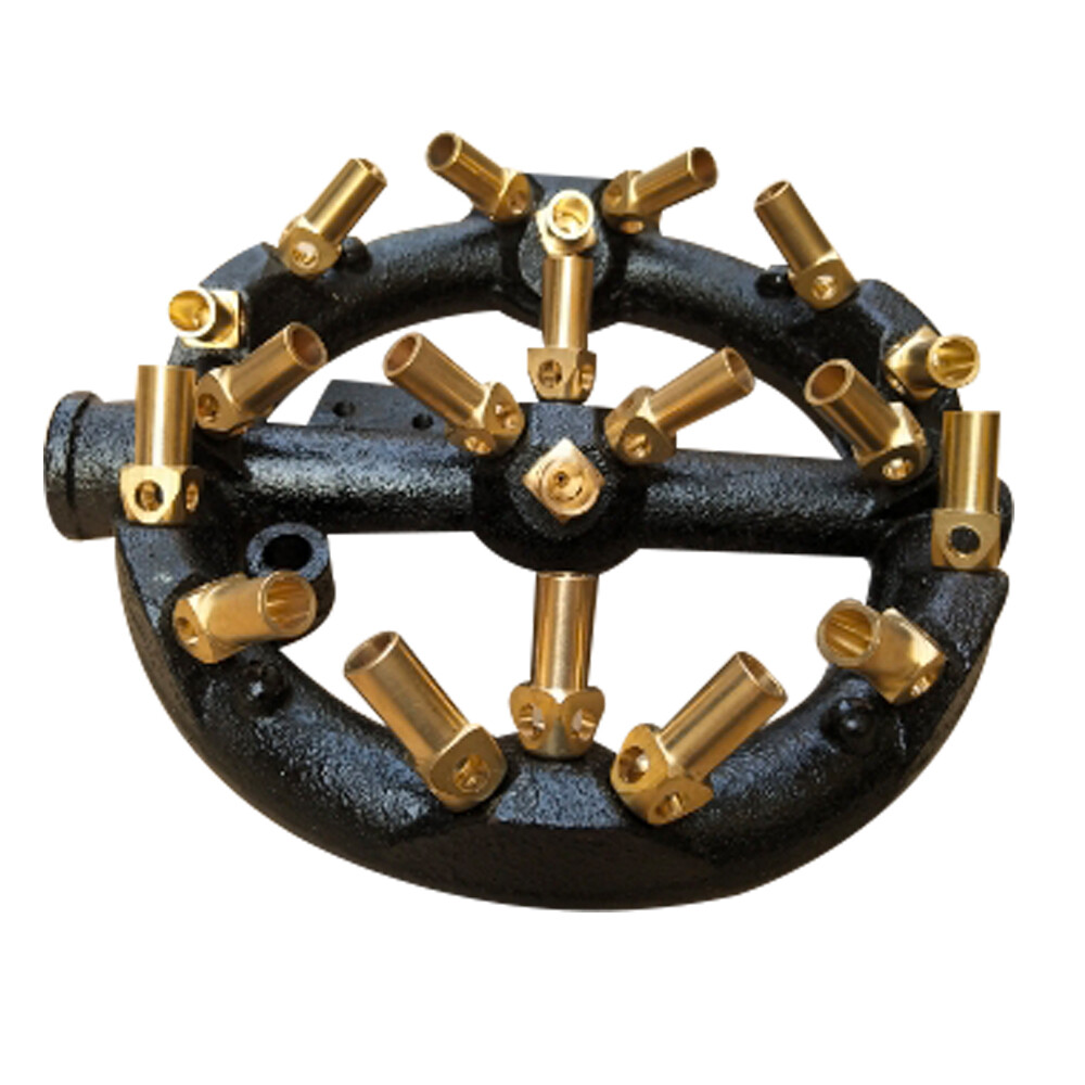Chinese Wok Range Natural Gas 20 Tip Jet Burner-Cast iron & Brass Fast Shipping