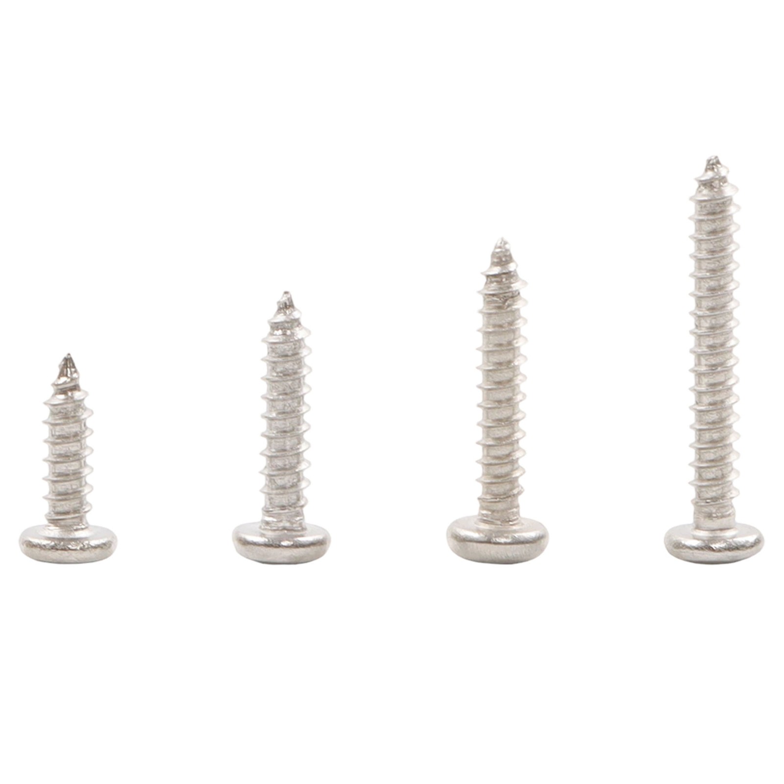 780 Pcs Pan Head Sheet Metal Screws Assortment Kit #4#6#8#10 Stainless