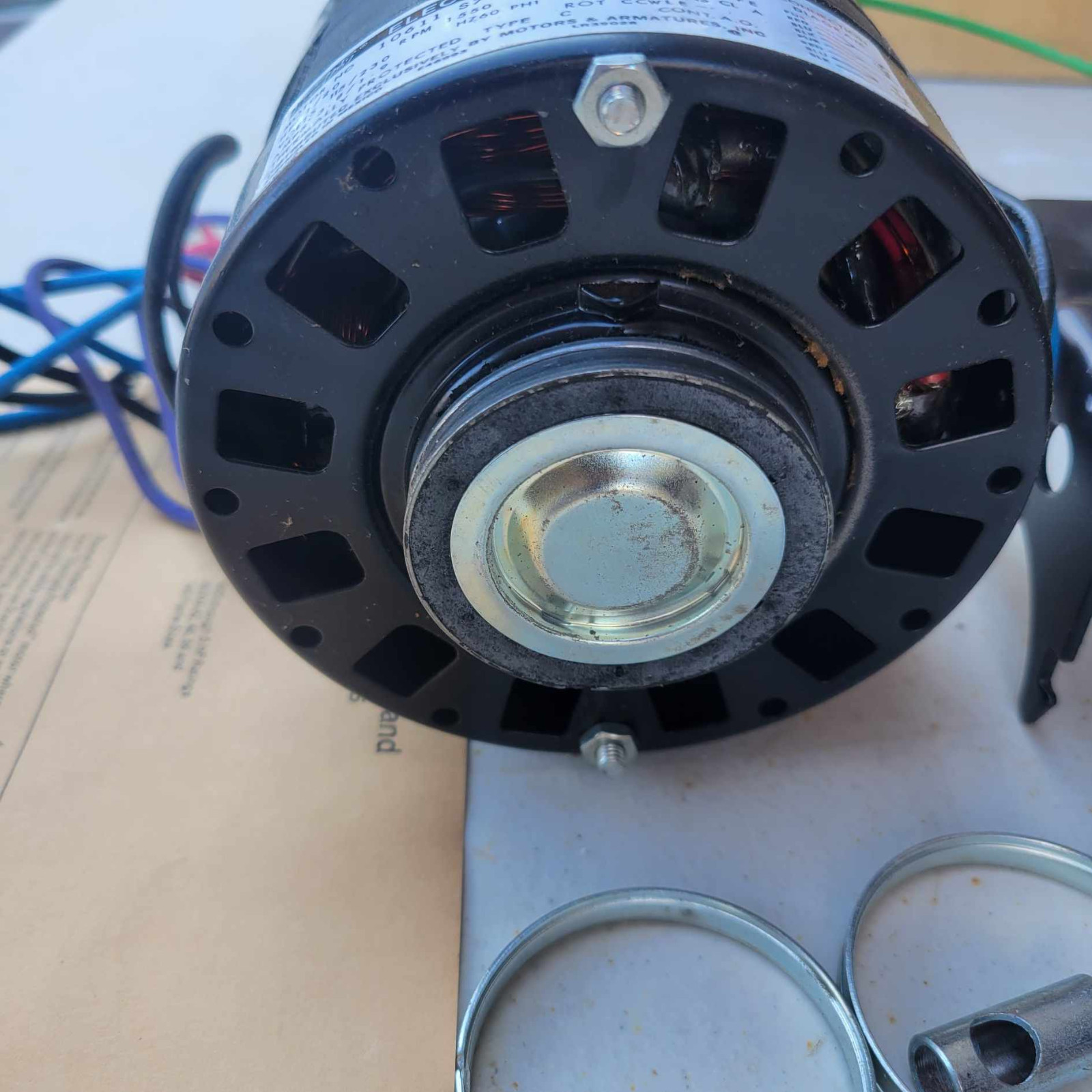 MARS 10611 S7 1/20 HP 115/230V Counter Clockwise 1550 RPM Electric Motor