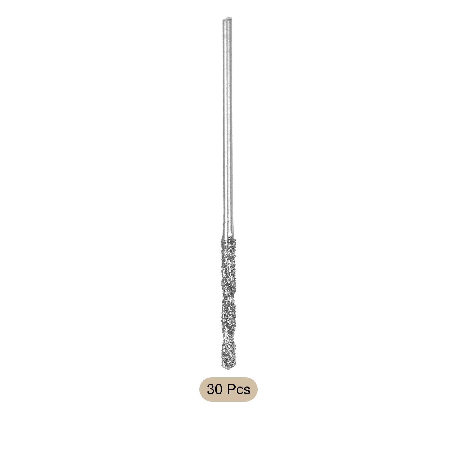 30Set 1mm Metric Diamond Coated Twist Drill Bits High Speed Steel