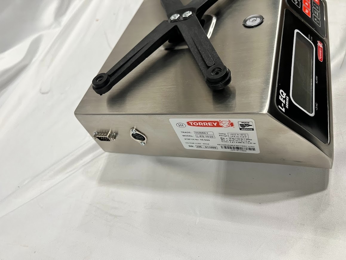 Tor Rey L-EQ-10/20 20 lb. Digital Portion Control Scale, Legal for Trade.
