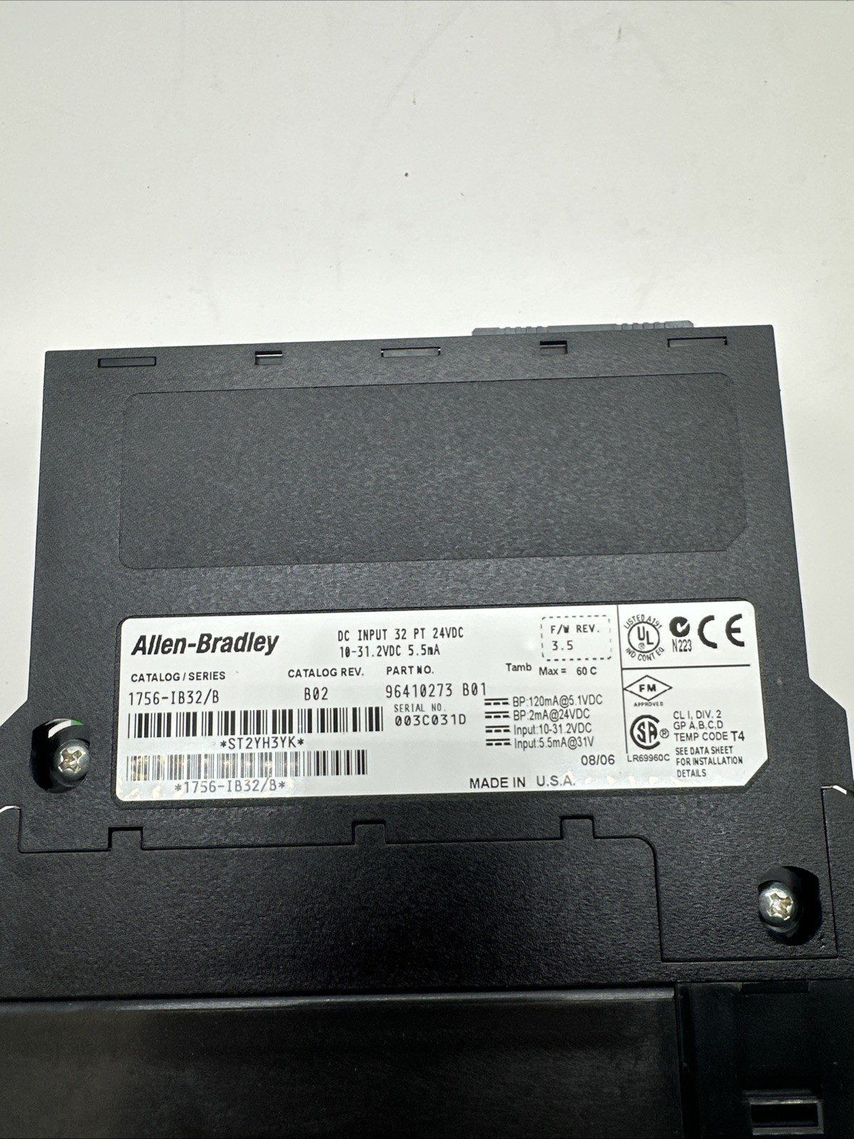 Allen Bradley 1756-IB32/B Module (2126)