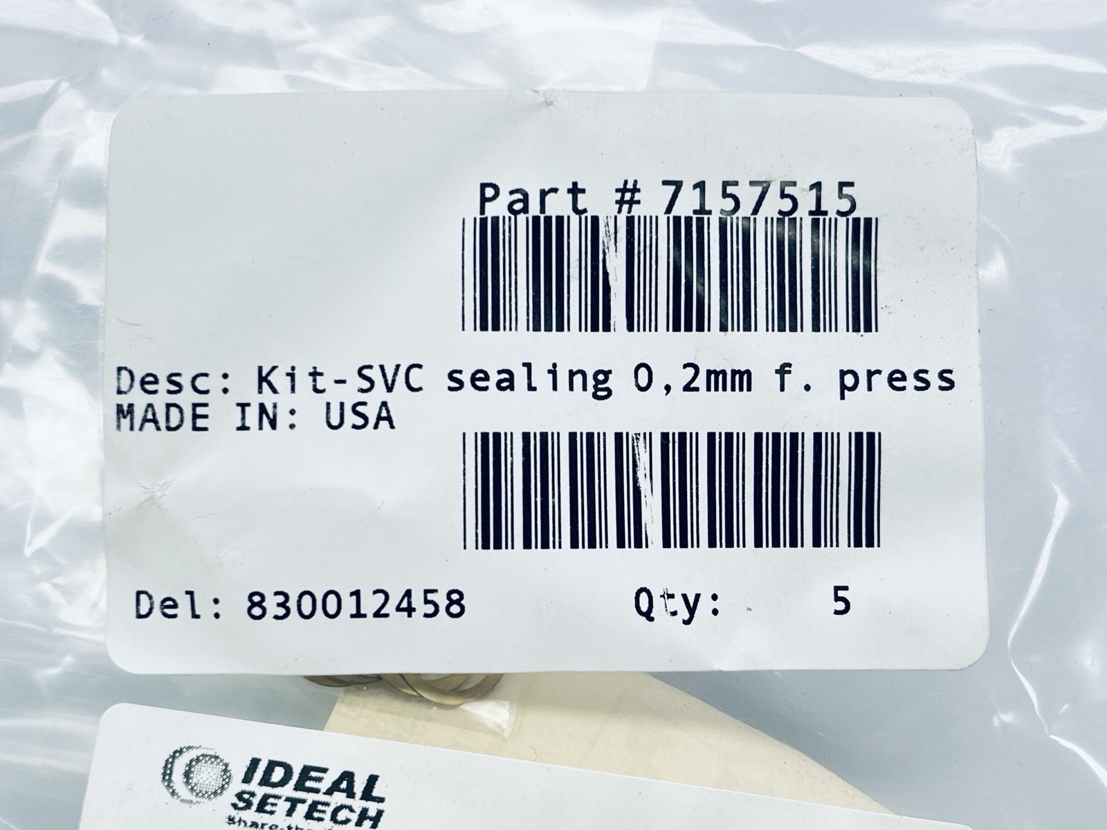 Bag of 10pcs Gefran USShimPack8 Brass Shims 0.008″ Thick 0.2mm Kit-SVC Sealing
